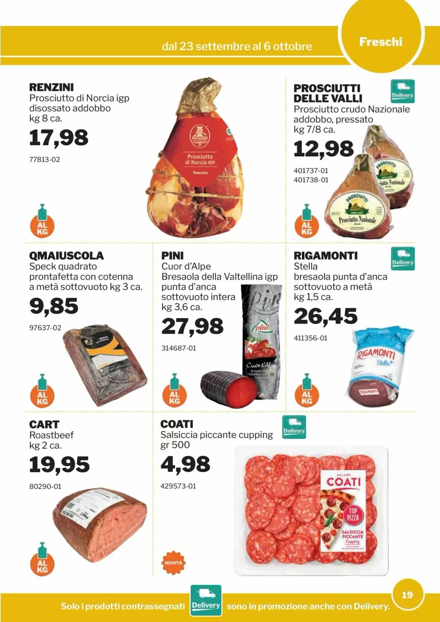 Volantino promozionale GrosMarket  valide dal 23/09/2026 - Pagina 19.
