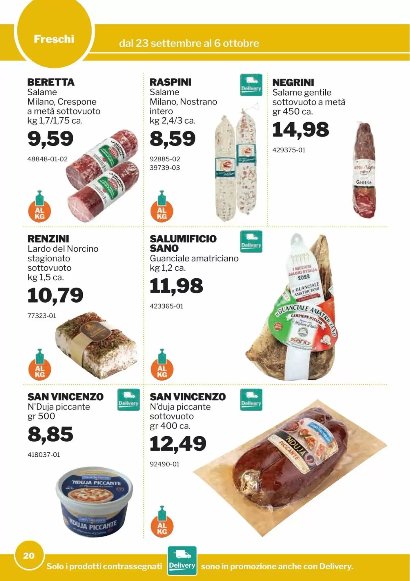 Volantino promozionale GrosMarket  valide dal 23/09/2026 - Pagina 20.