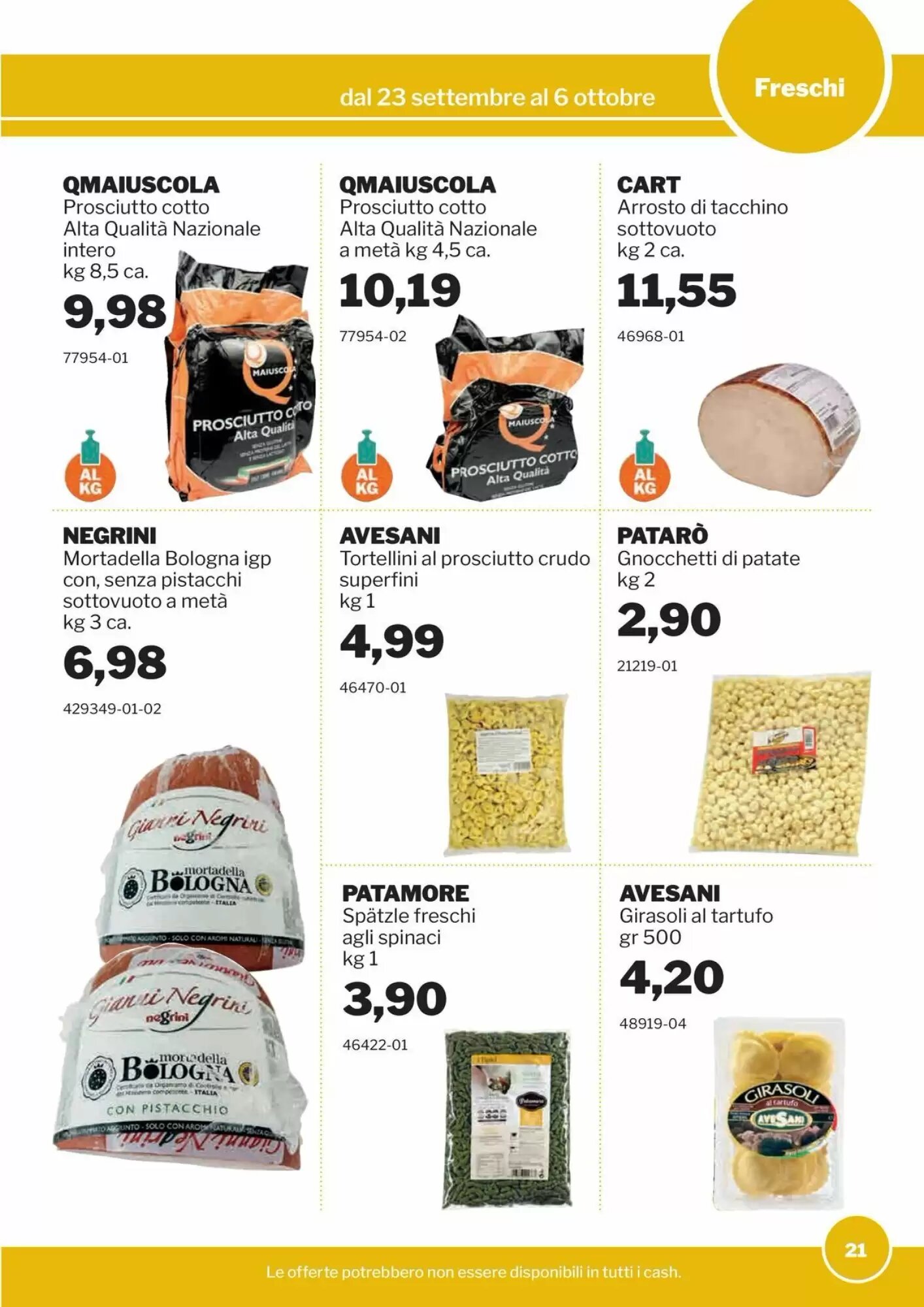 Volantino promozionale GrosMarket  valide dal 23/09/2026 - Pagina 21.