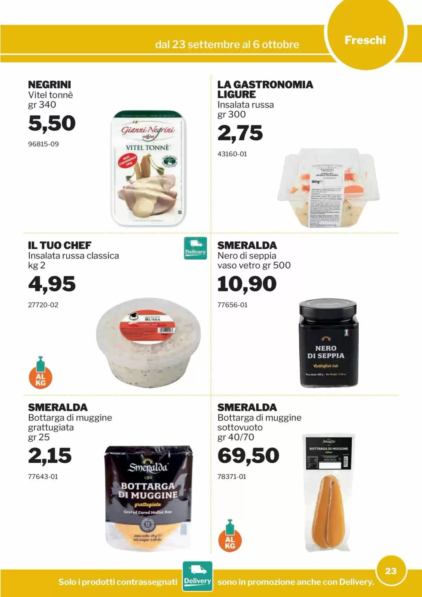 Volantino promozionale GrosMarket  valide dal 23/09/2026 - Pagina 23.