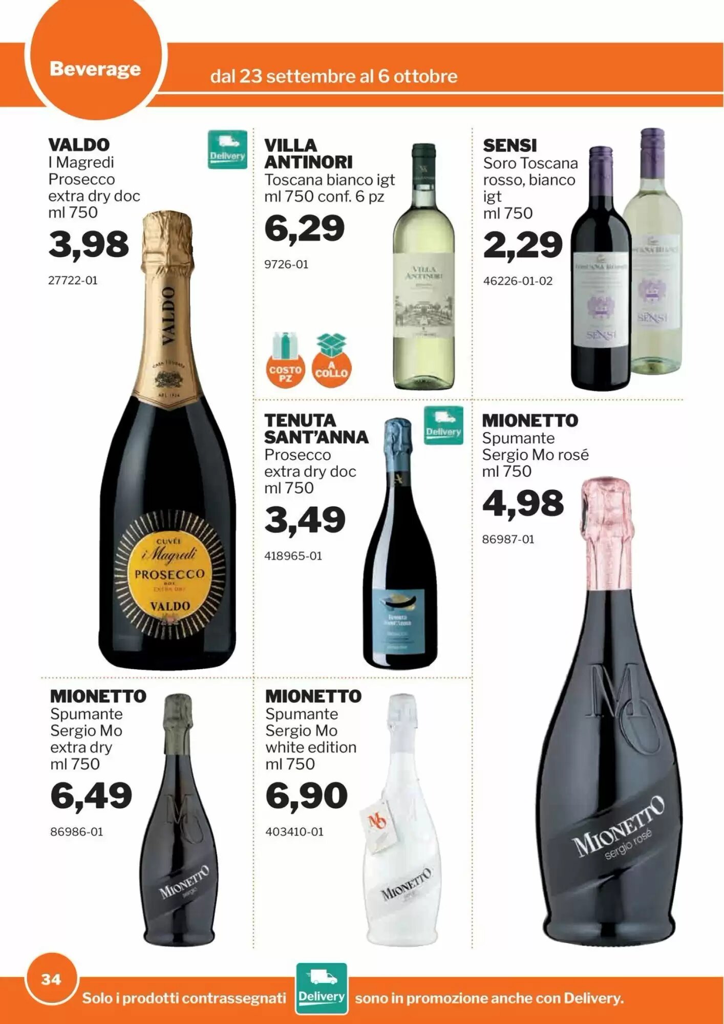 Volantino promozionale GrosMarket  valide dal 23/09/2026 - Pagina 34.