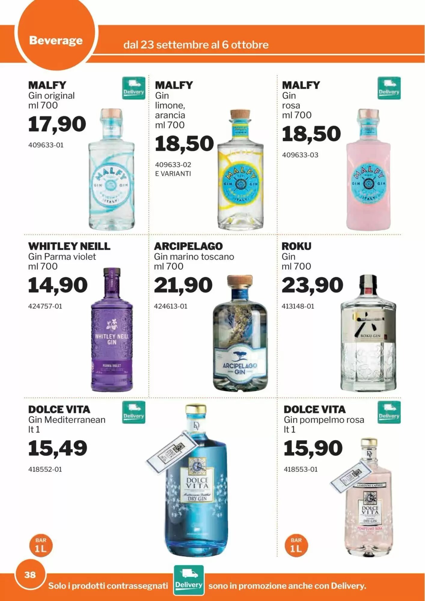 Volantino promozionale GrosMarket  valide dal 23/09/2026 - Pagina 38.