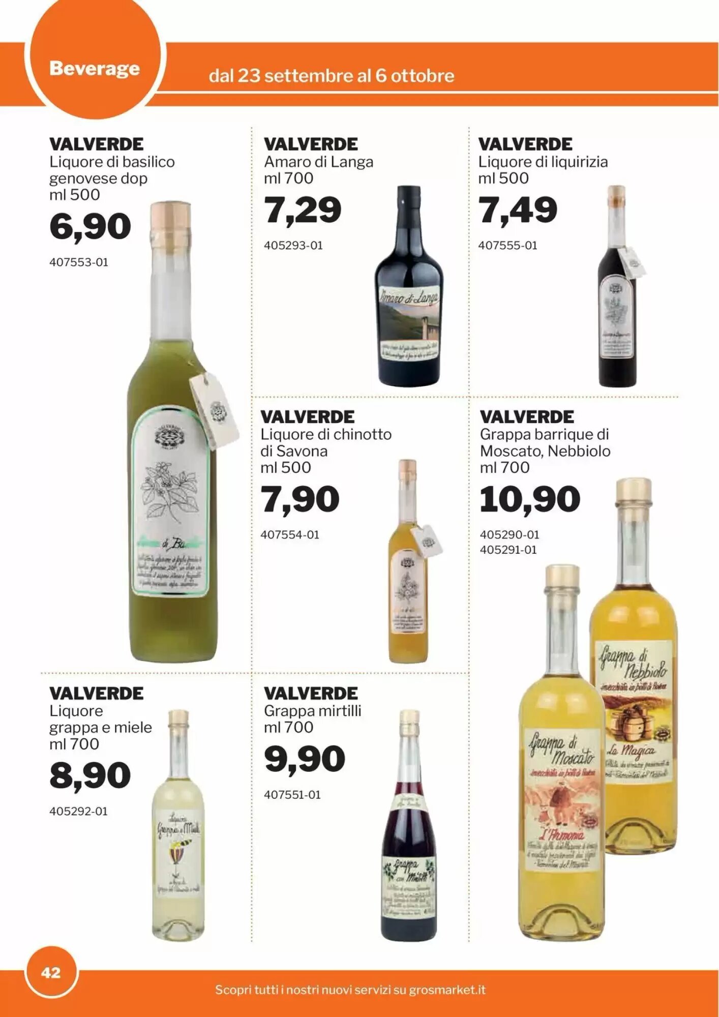 Volantino promozionale GrosMarket  valide dal 23/09/2026 - Pagina 42.