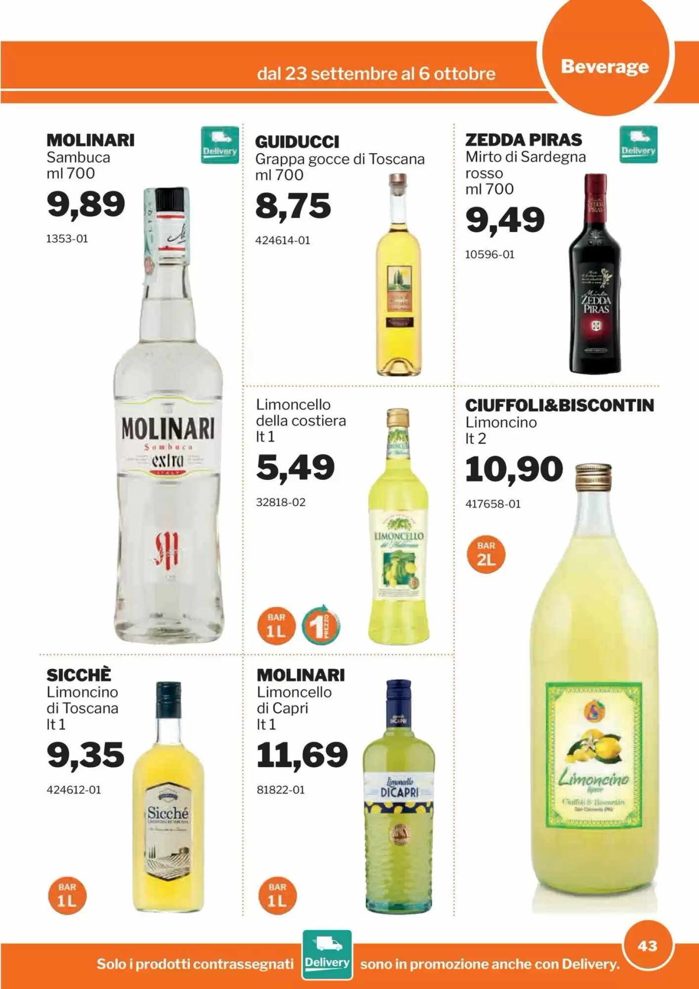 Volantino promozionale GrosMarket  valide dal 23/09/2026 - Pagina 43.