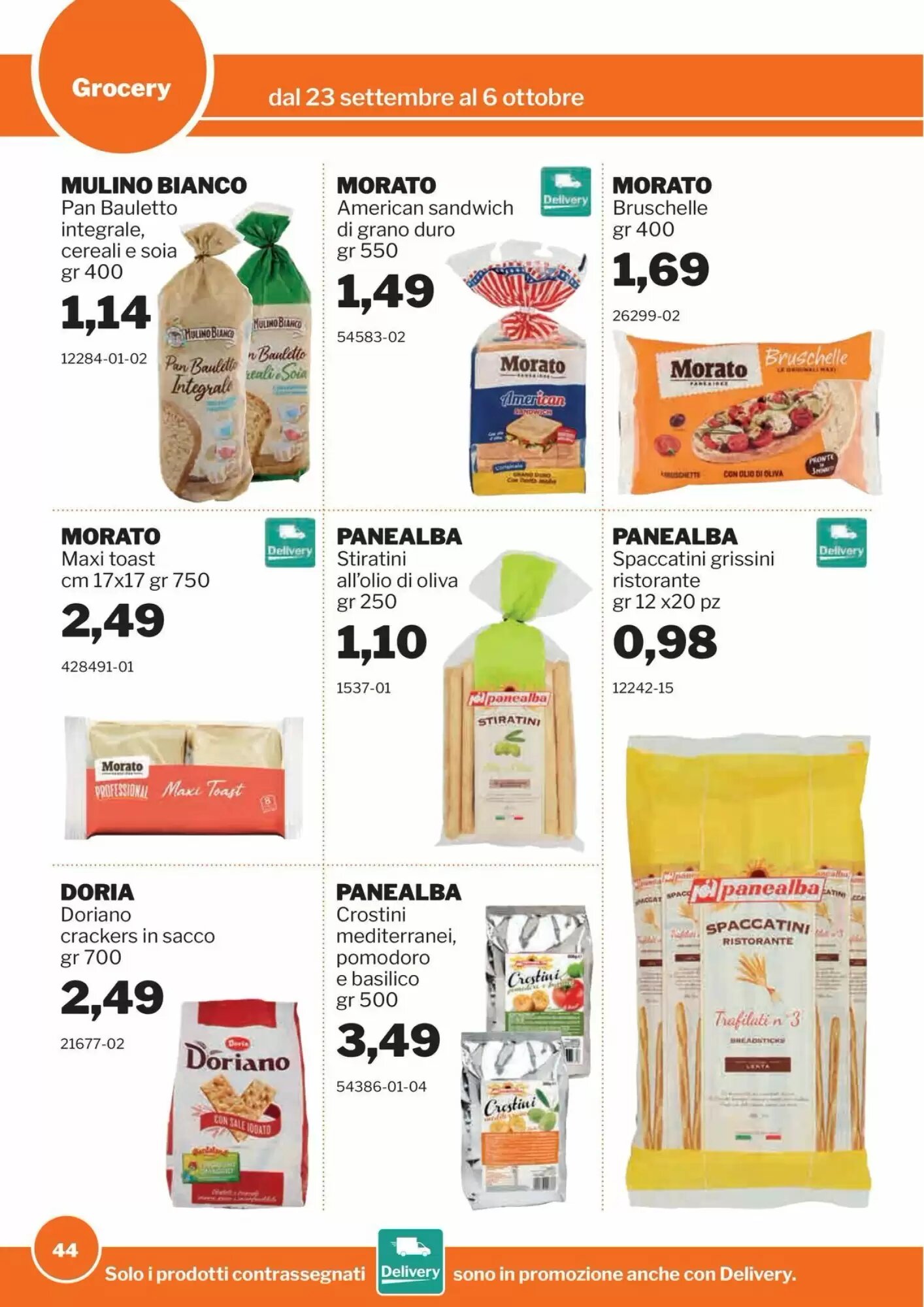 Volantino promozionale GrosMarket  valide dal 23/09/2026 - Pagina 44.