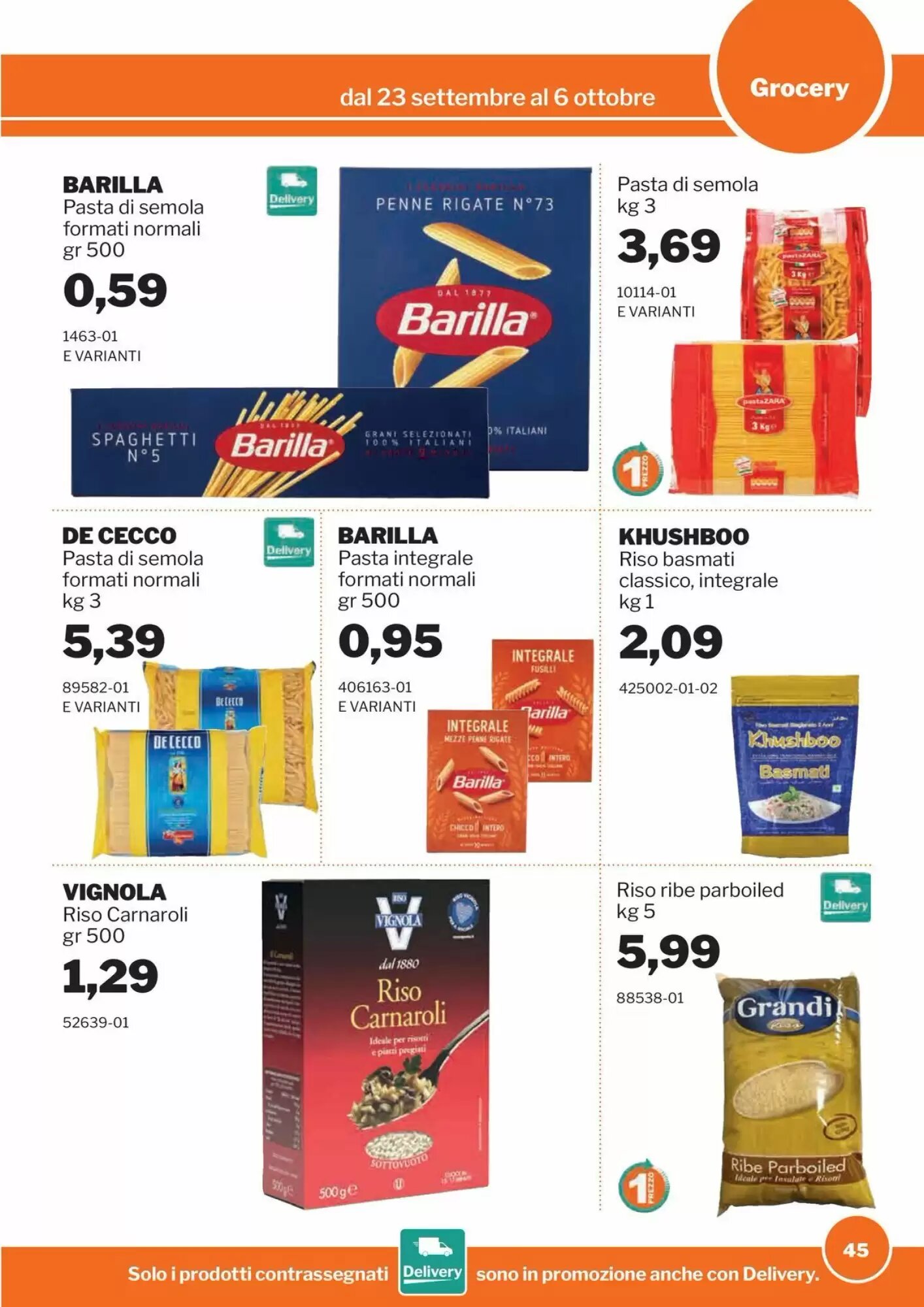 Volantino promozionale GrosMarket  valide dal 23/09/2026 - Pagina 45.