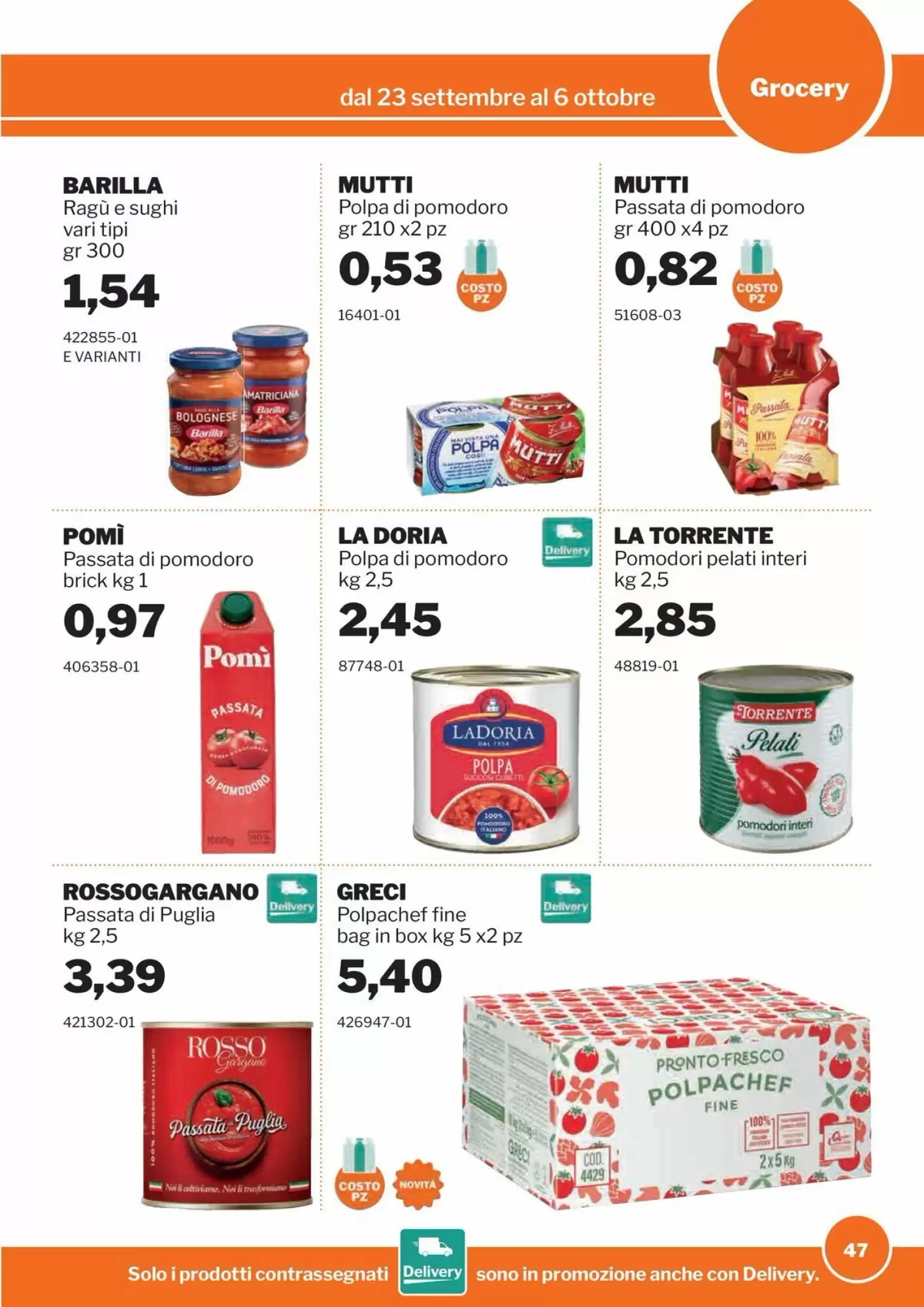 Volantino promozionale GrosMarket  valide dal 23/09/2026 - Pagina 47.