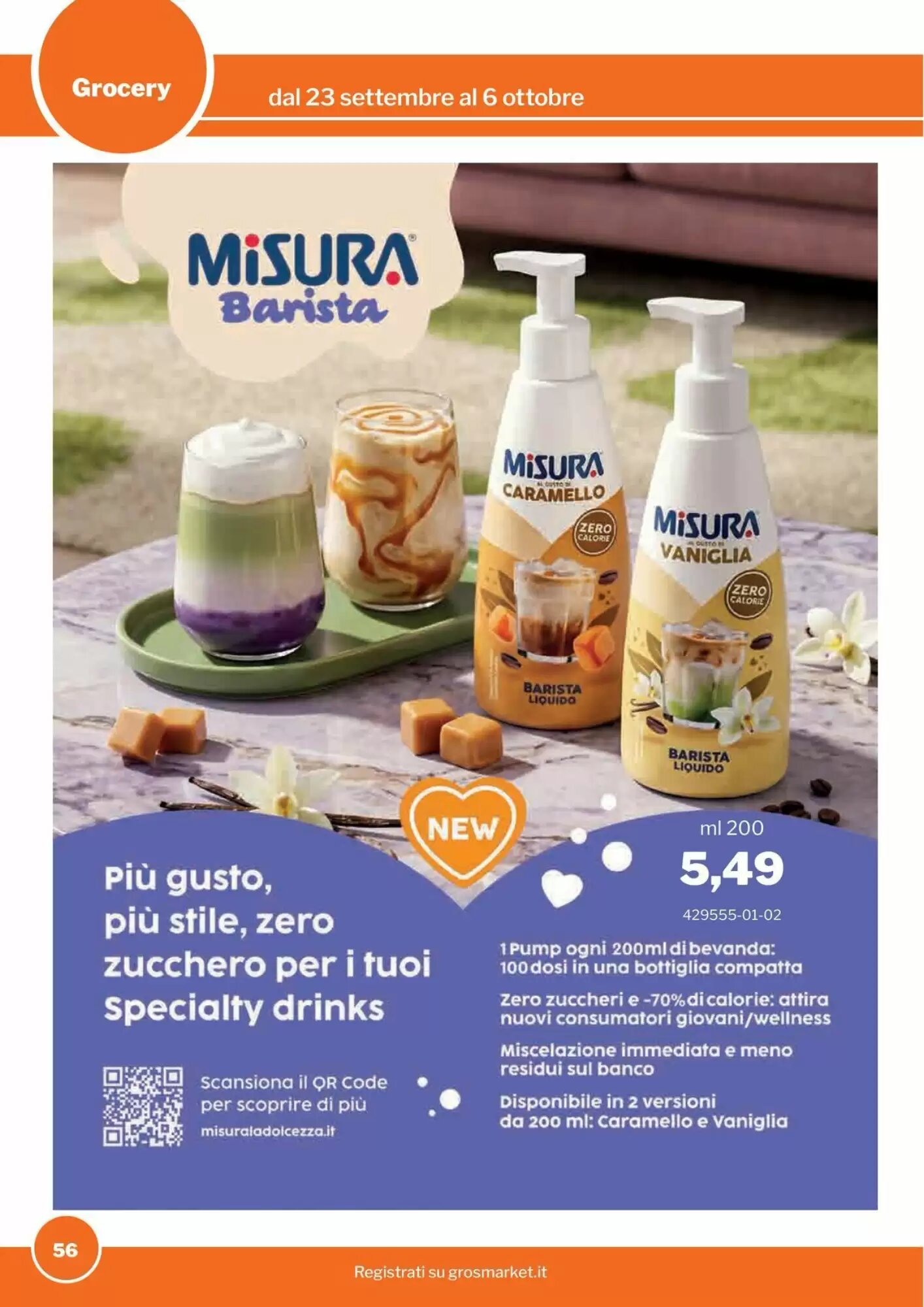 Volantino promozionale GrosMarket  valide dal 23/09/2026 - Pagina 56.