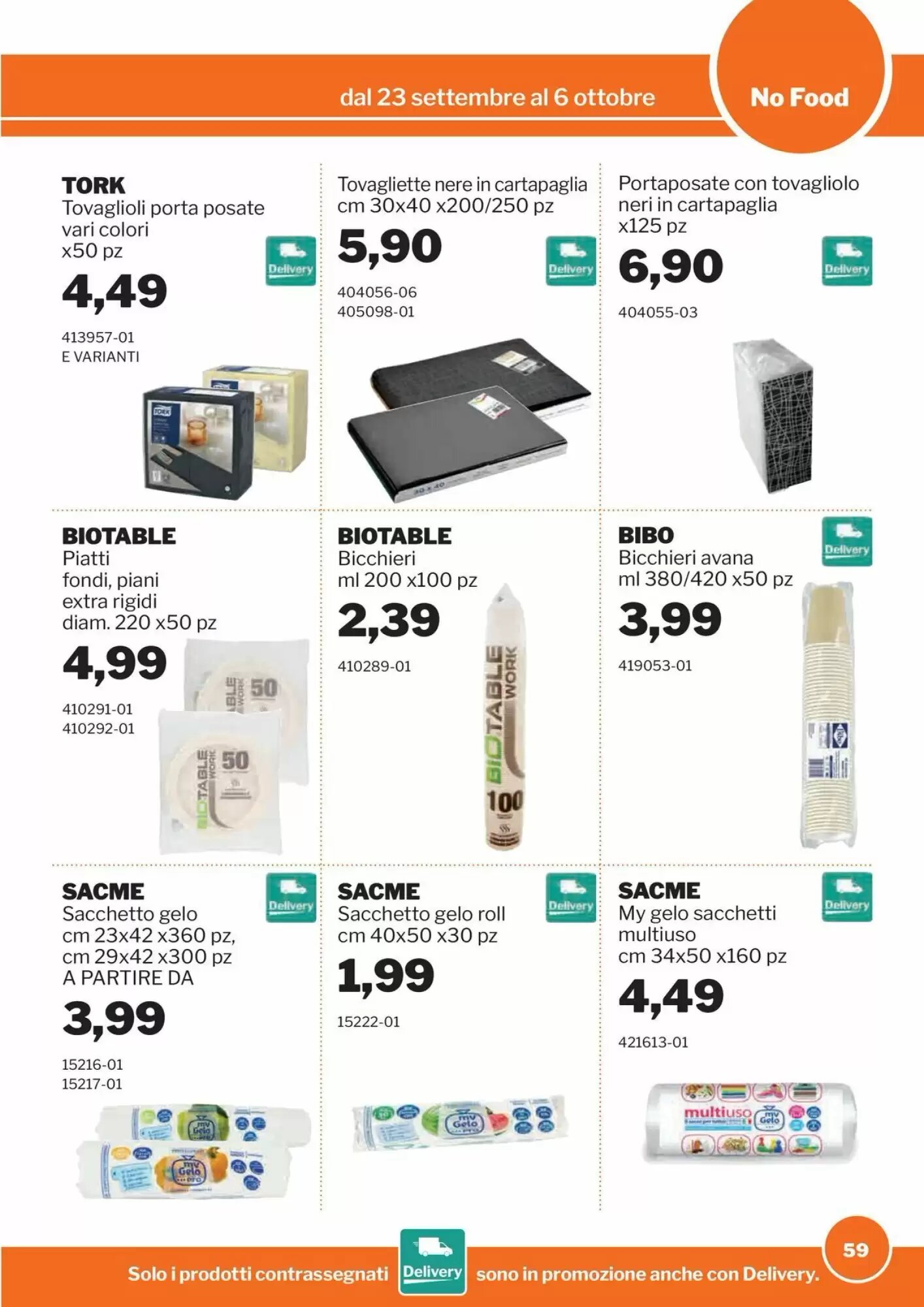 Volantino promozionale GrosMarket  valide dal 23/09/2026 - Pagina 59.