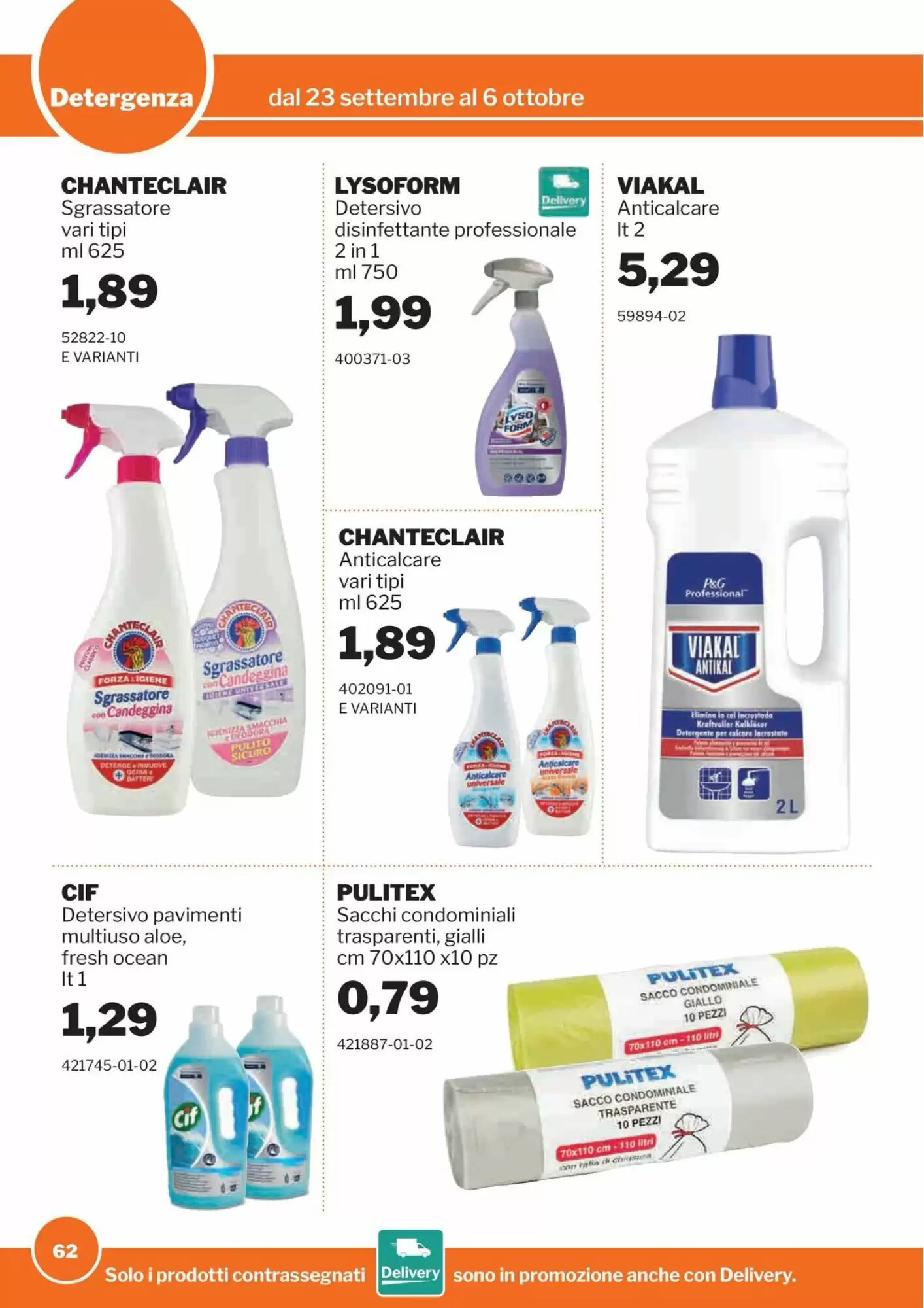 Volantino promozionale GrosMarket  valide dal 23/09/2026 - Pagina 62.