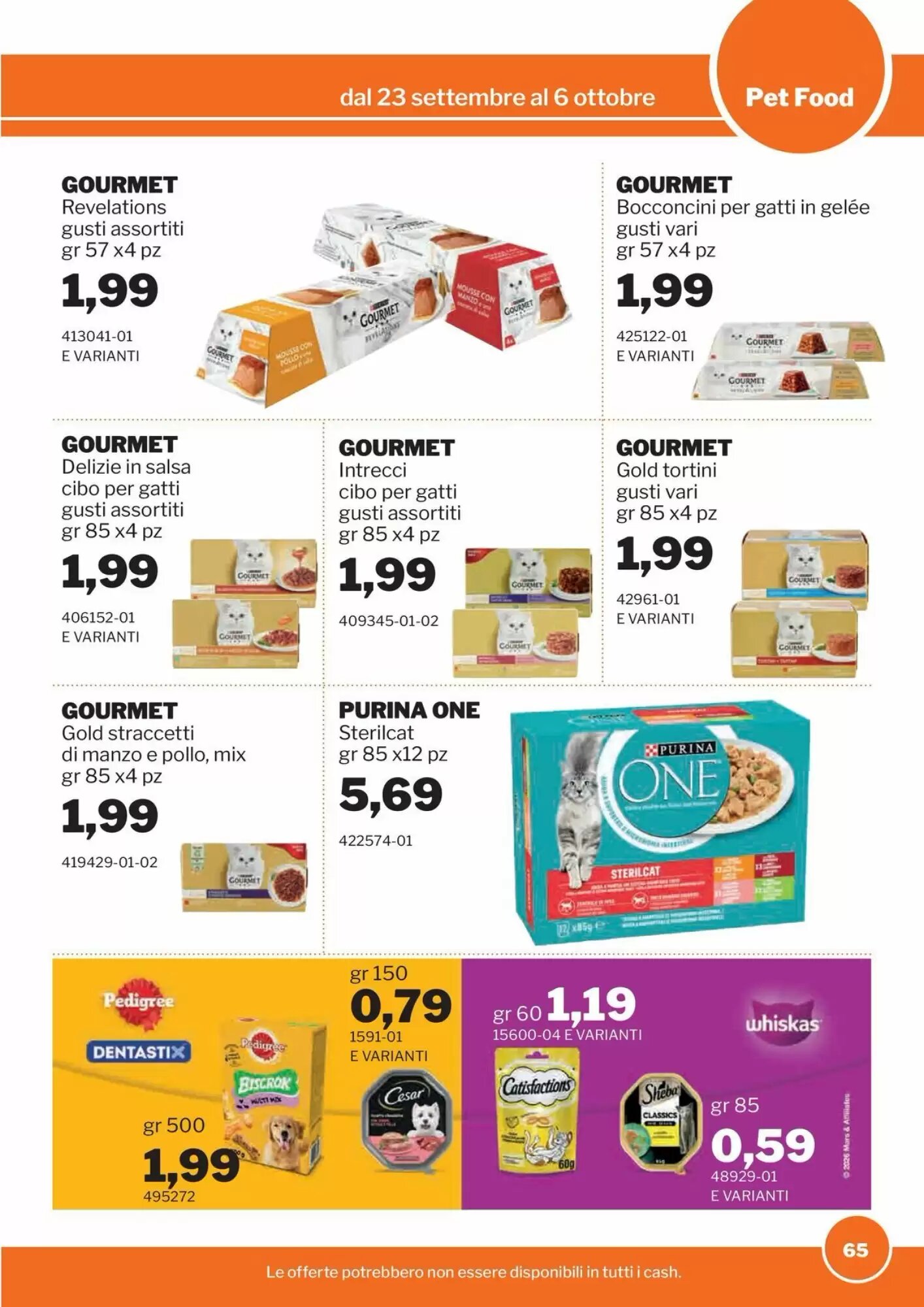 Volantino promozionale GrosMarket  valide dal 23/09/2026 - Pagina 65.