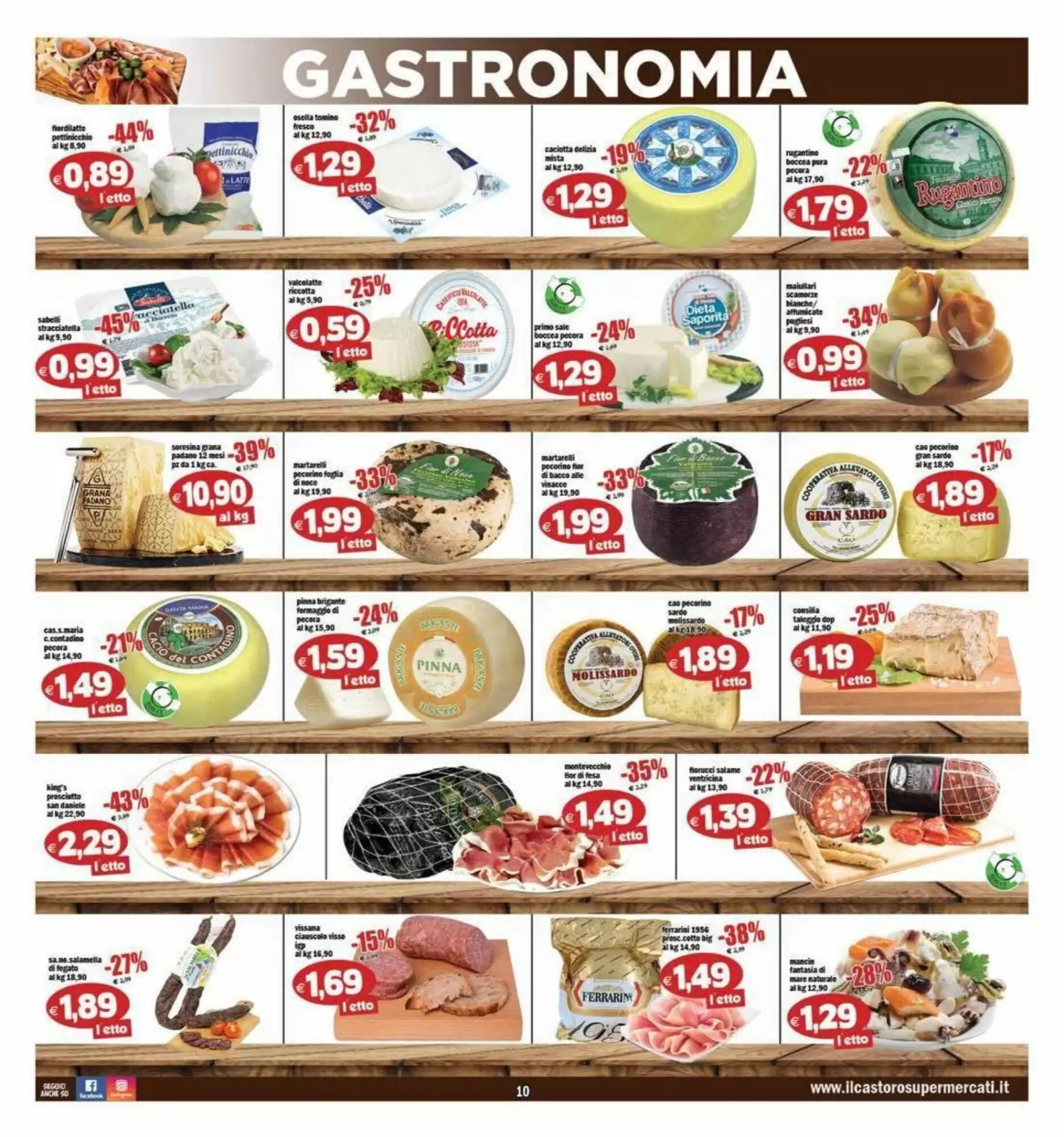 Volantino promozionale Il Castoro Supermercati  valide dal 23/09/2026 - Pagina 10.