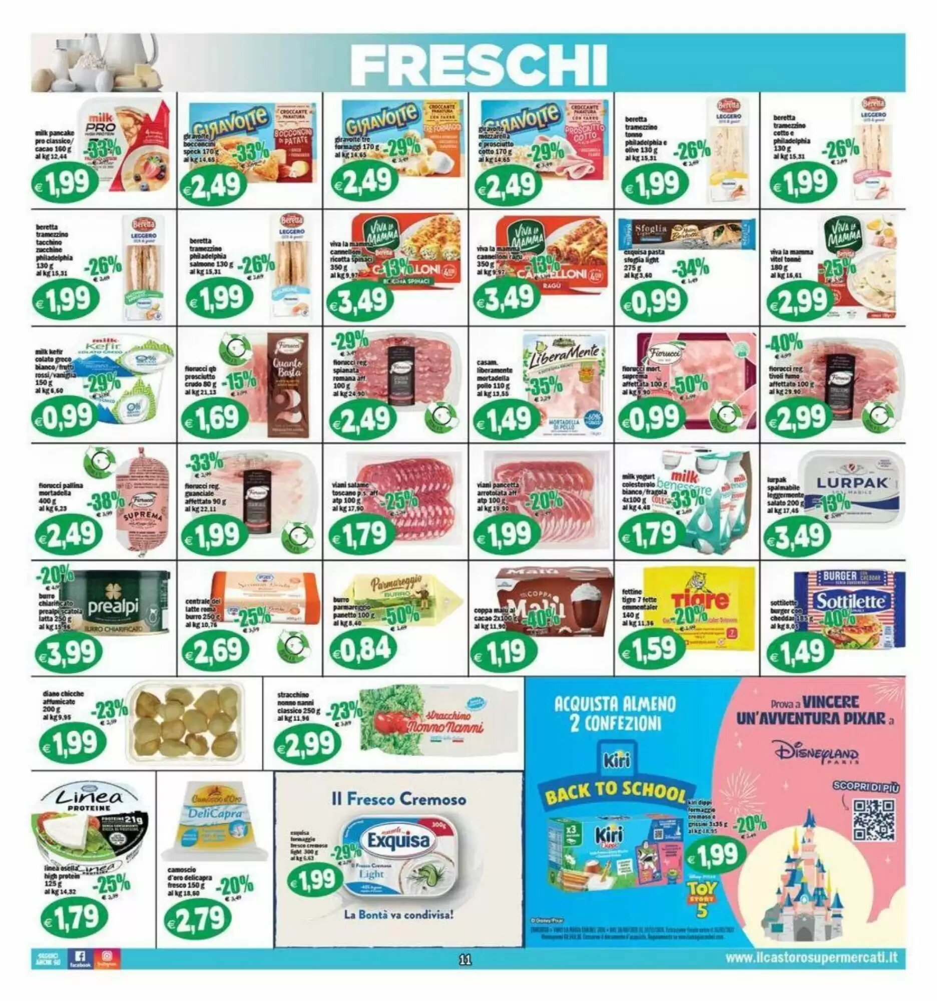 Volantino promozionale Il Castoro Supermercati  valide dal 23/09/2026 - Pagina 11.