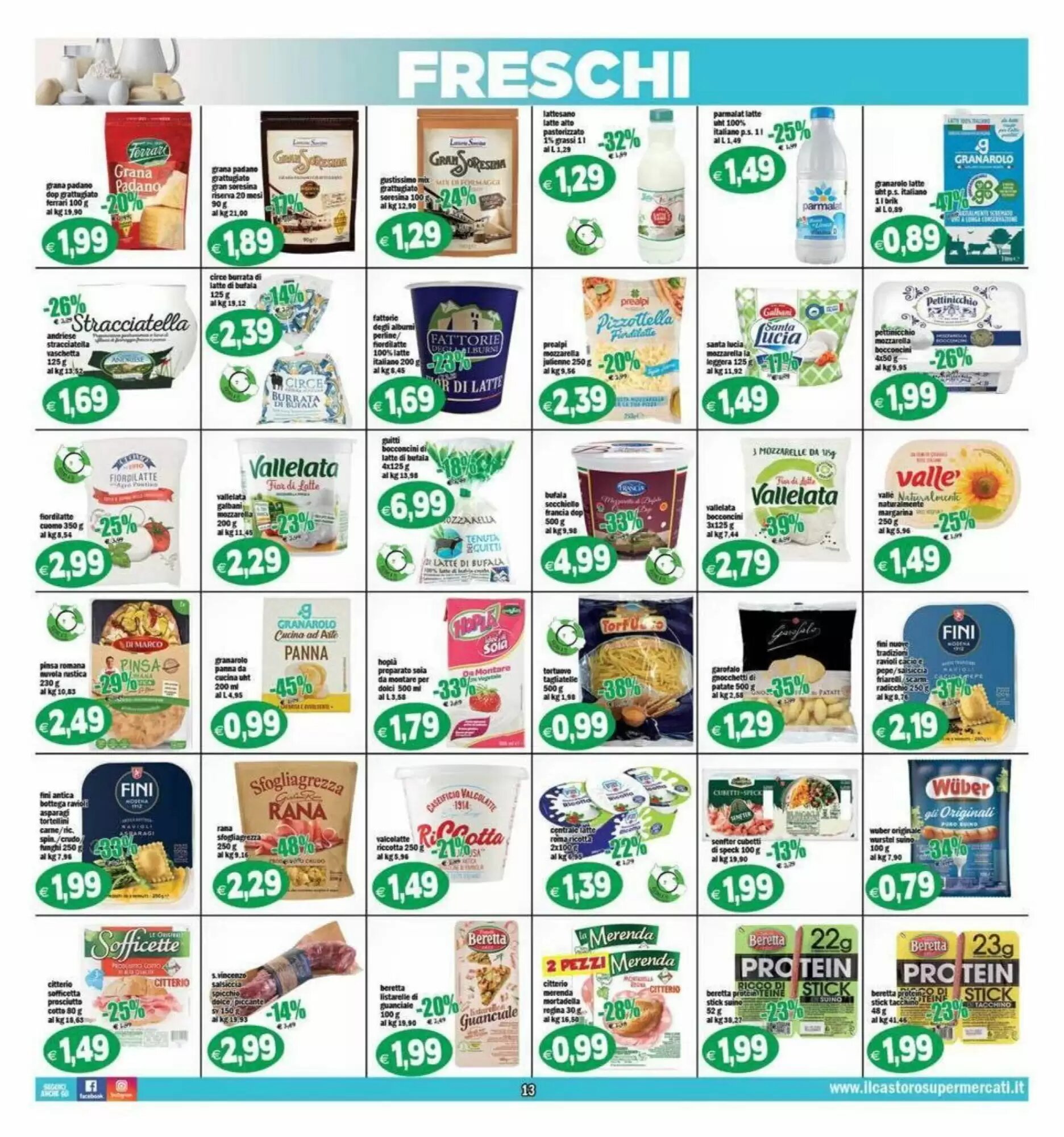 Volantino promozionale Il Castoro Supermercati  valide dal 23/09/2026 - Pagina 13.