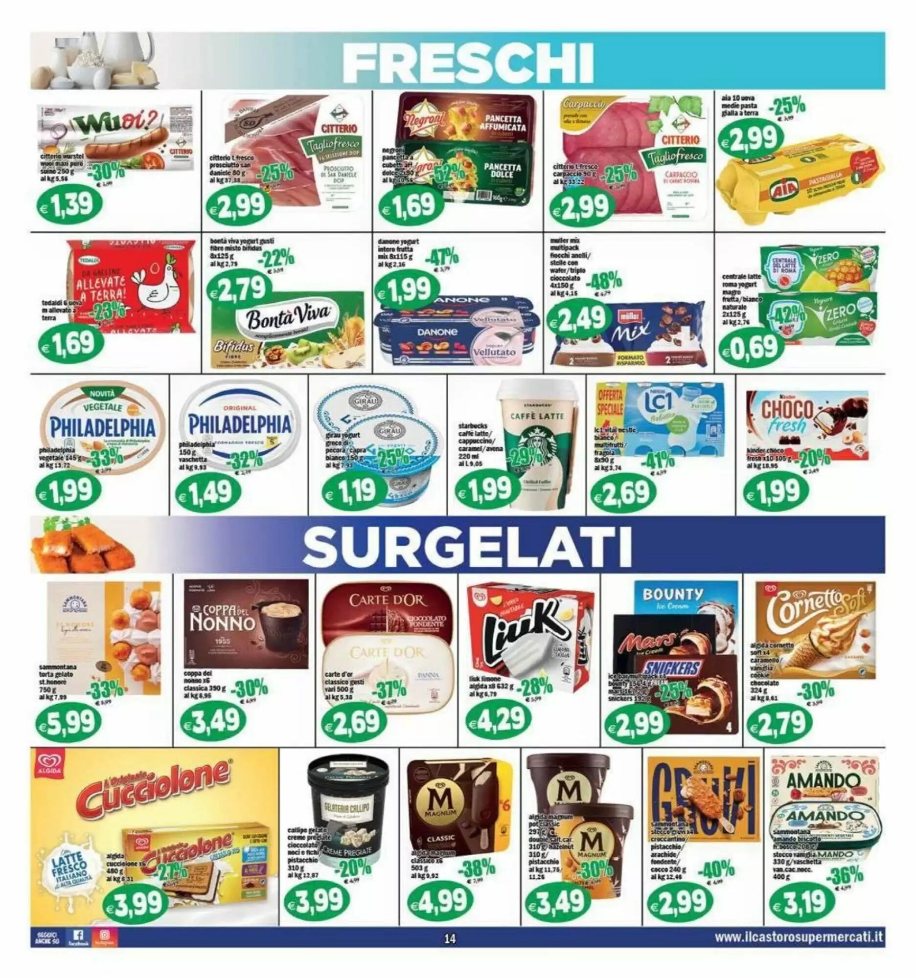 Volantino promozionale Il Castoro Supermercati  valide dal 23/09/2026 - Pagina 14.