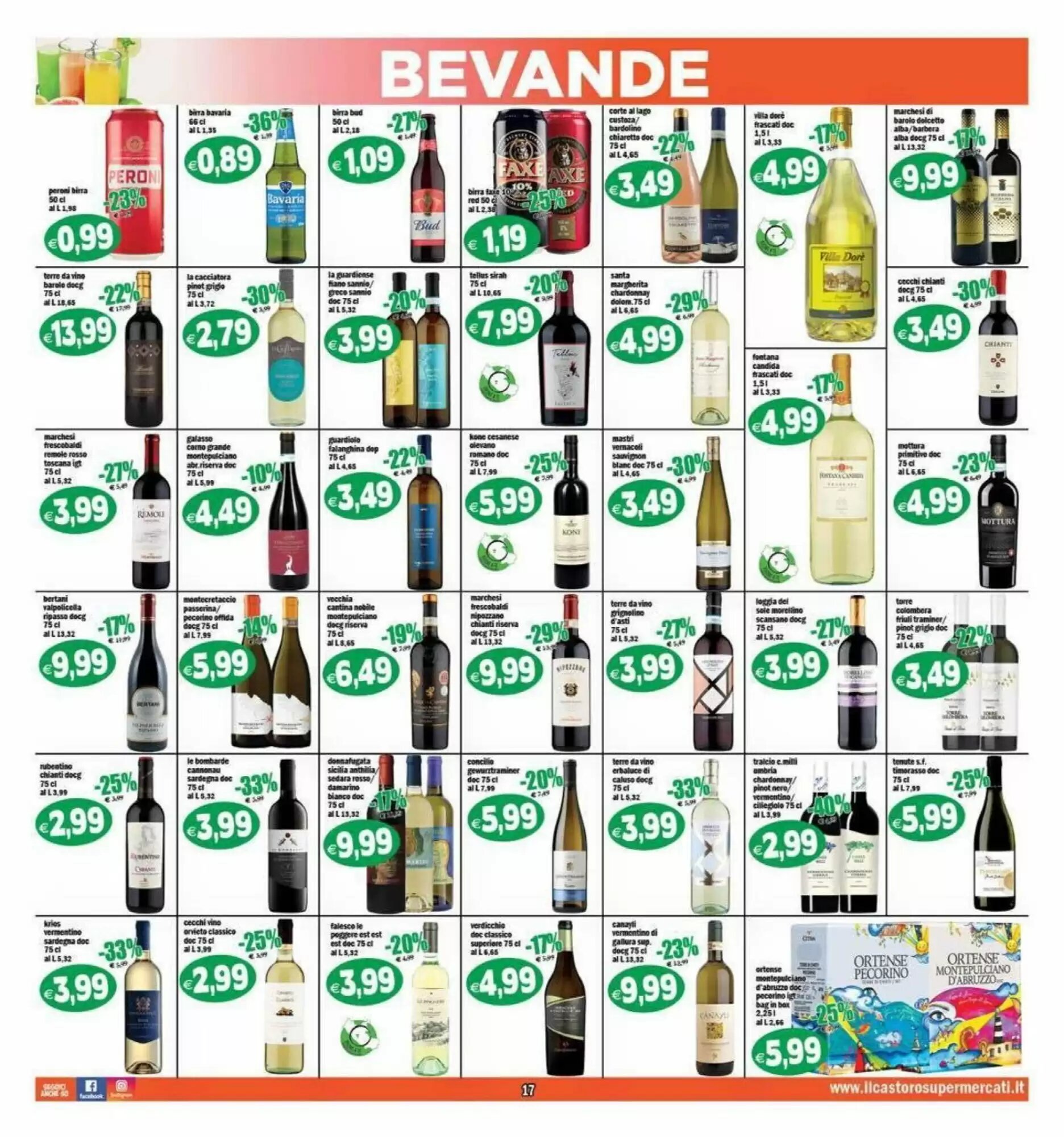 Volantino promozionale Il Castoro Supermercati  valide dal 23/09/2026 - Pagina 17.