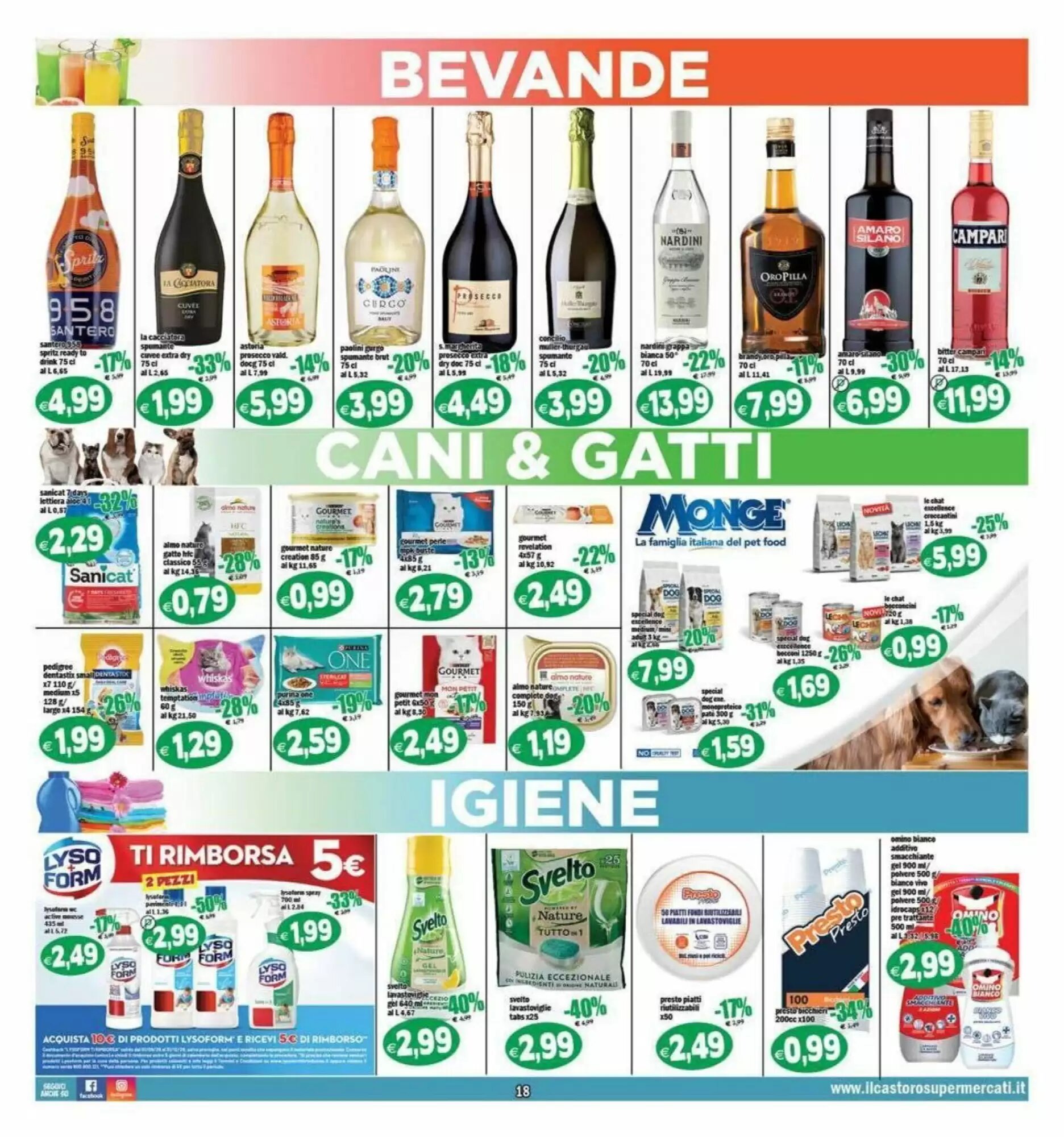 Volantino promozionale Il Castoro Supermercati  valide dal 23/09/2026 - Pagina 18.