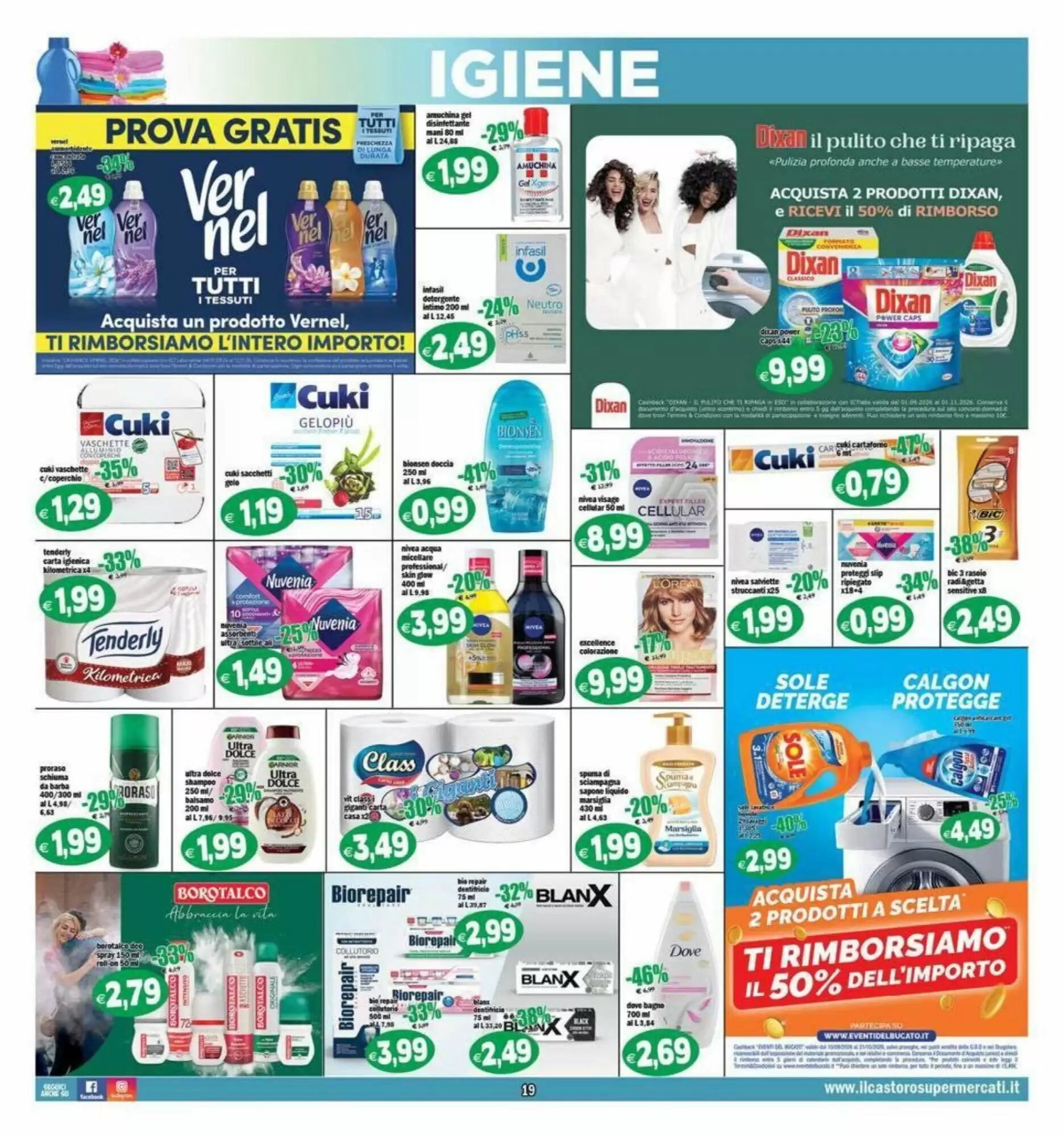 Volantino promozionale Il Castoro Supermercati  valide dal 23/09/2026 - Pagina 19.