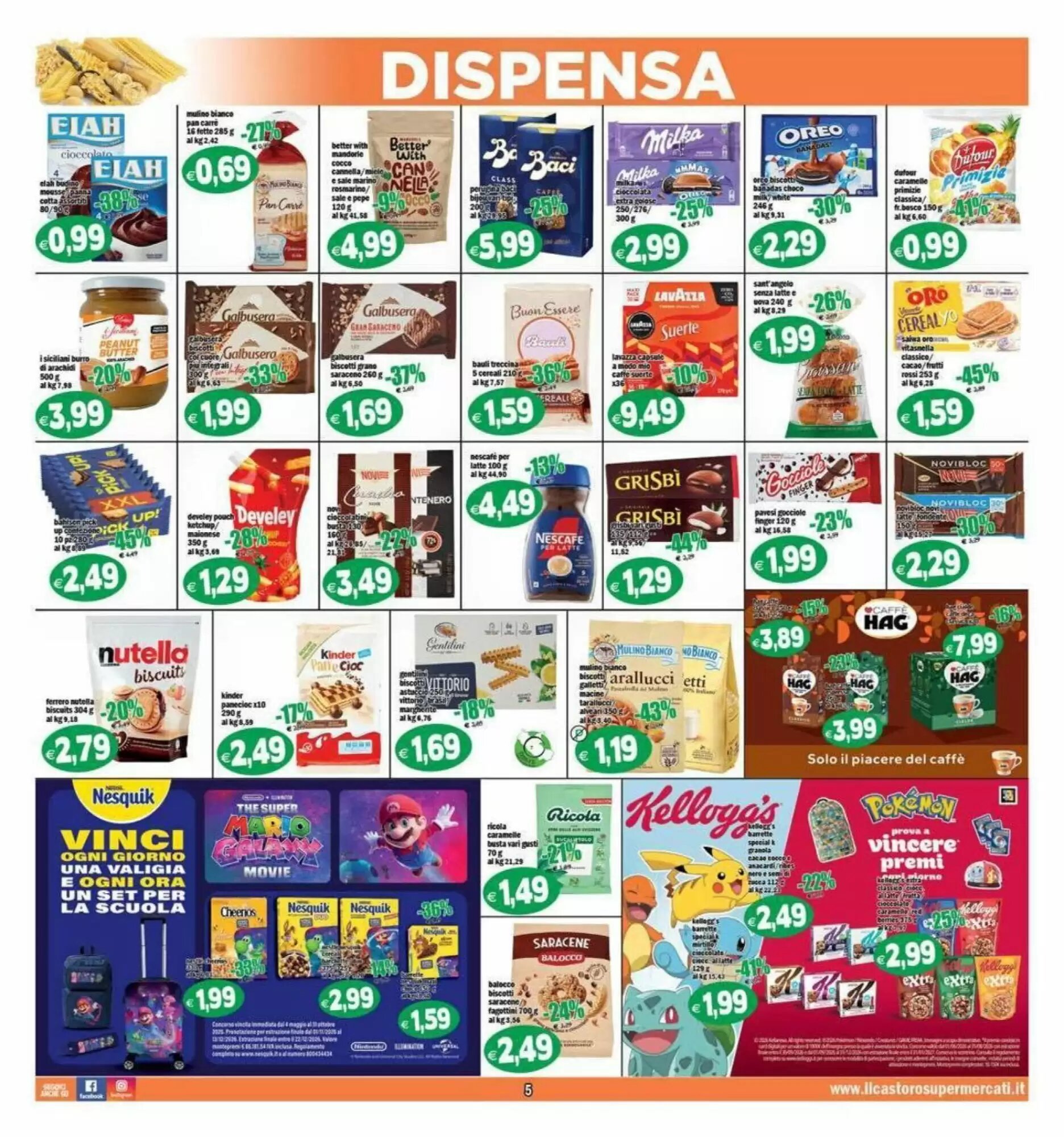 Volantino promozionale Il Castoro Supermercati  valide dal 23/09/2026 - Pagina 5.