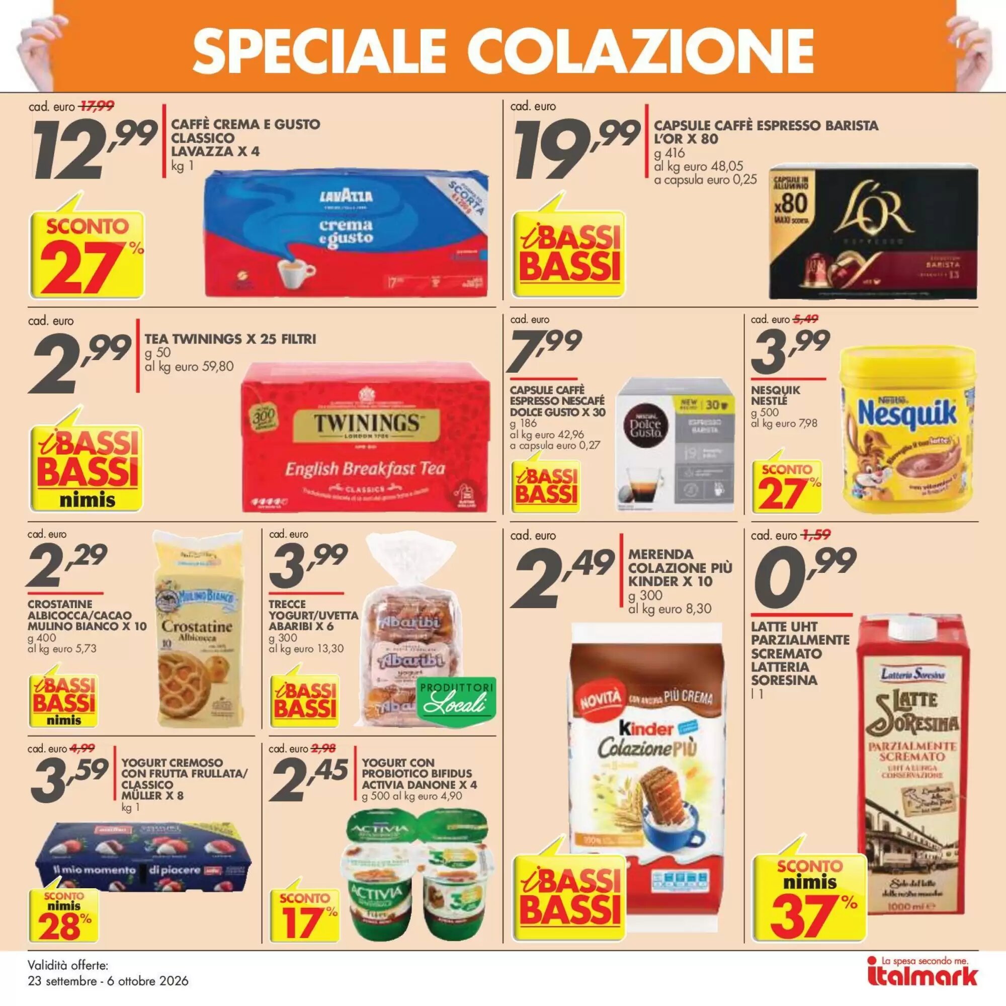 Volantino promozionale Italmark  valide dal 23/09/2026 - Pagina 13.