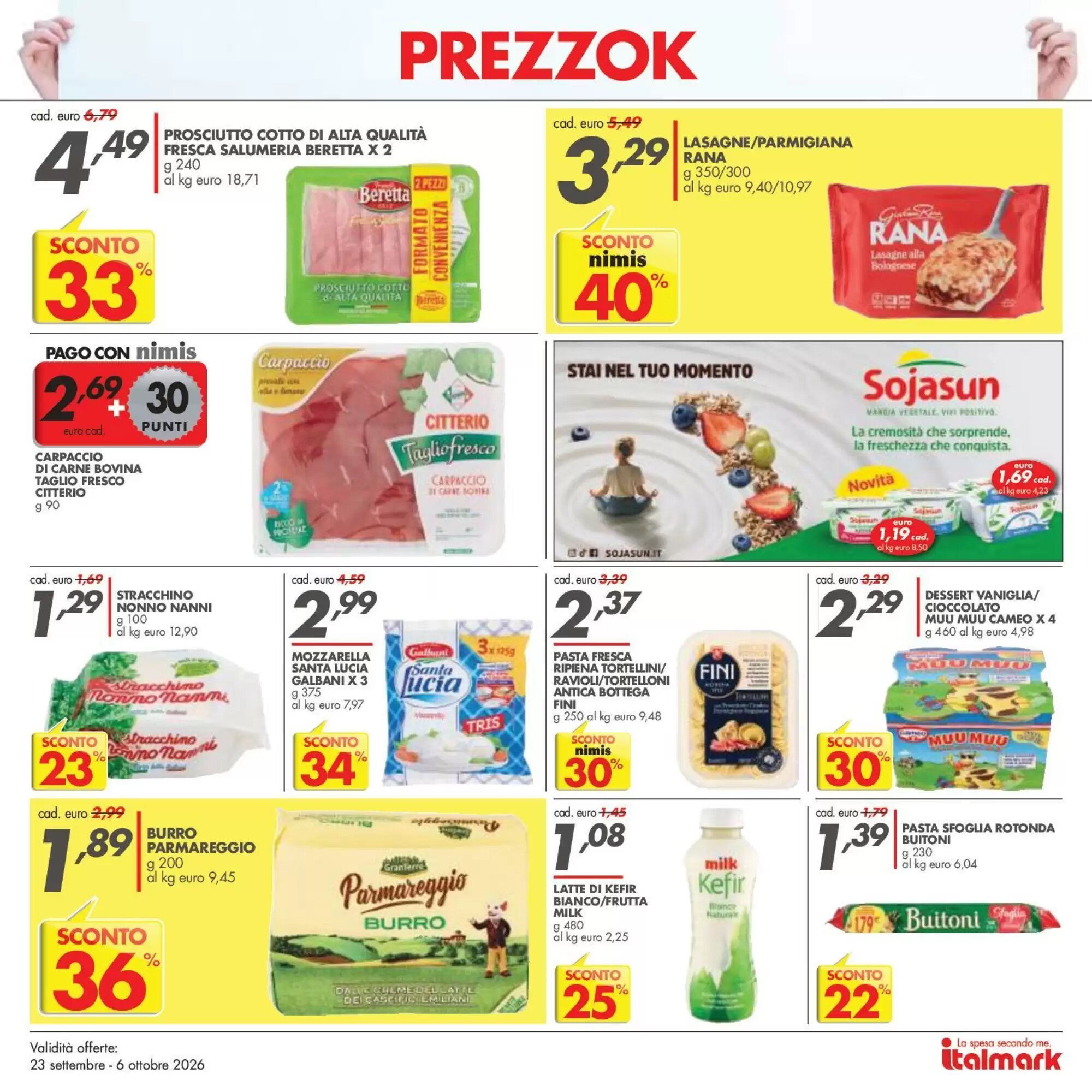 Volantino promozionale Italmark  valide dal 23/09/2026 - Pagina 16.