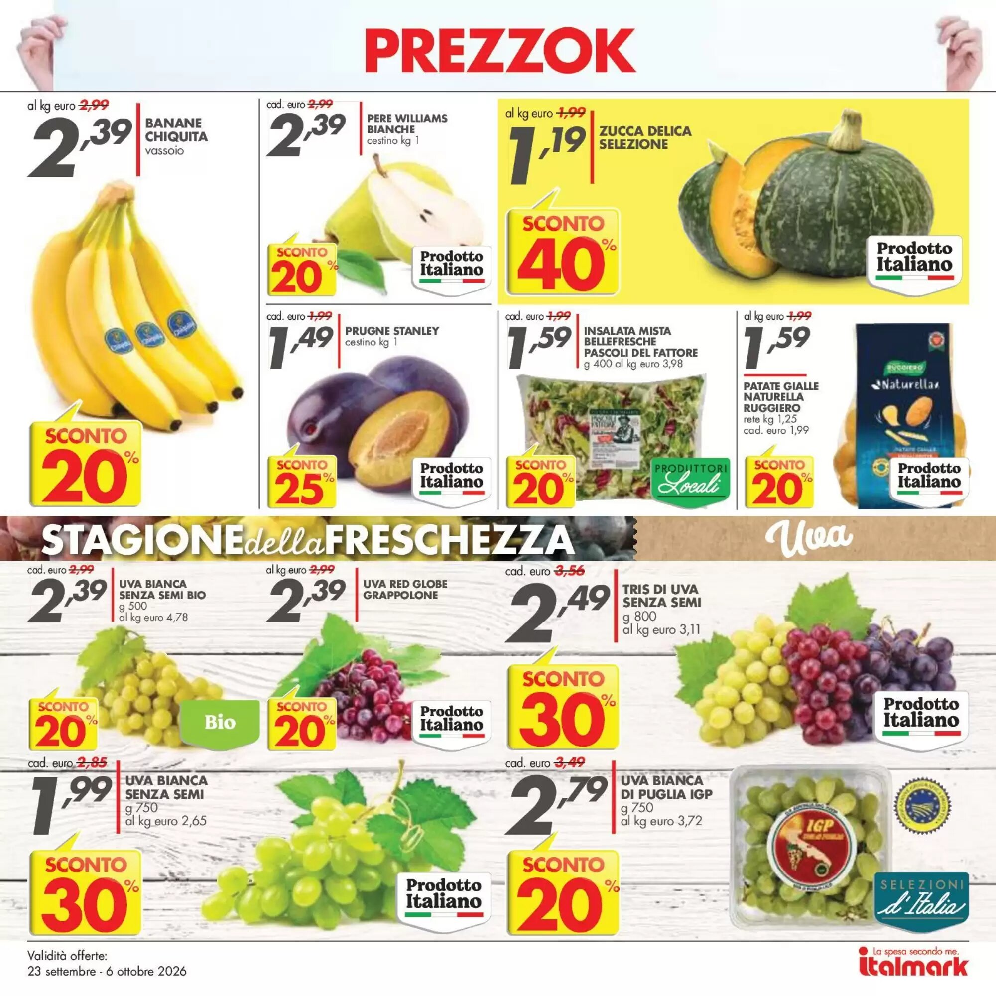 Volantino promozionale Italmark  valide dal 23/09/2026 - Pagina 22.