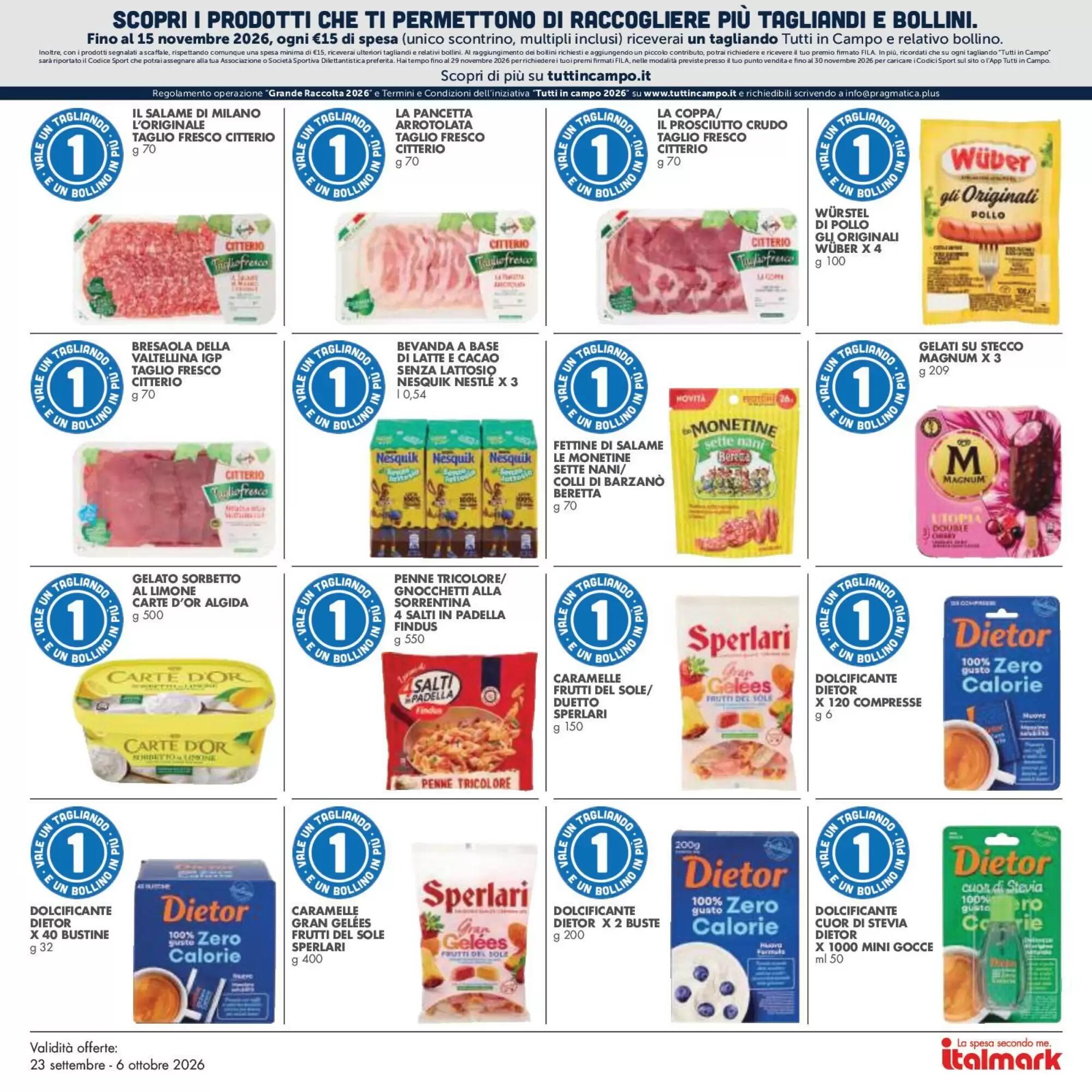 Volantino promozionale Italmark  valide dal 23/09/2026 - Pagina 26.