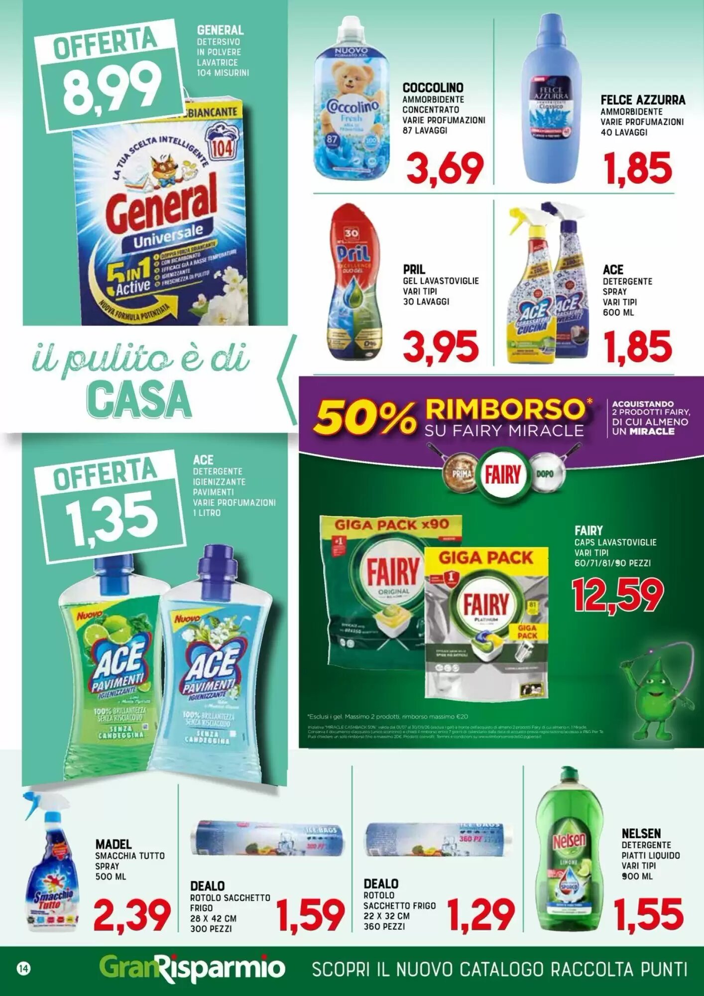 Volantino promozionale Gran Risparmio  valide dal 23/09/2026 - Pagina 14.