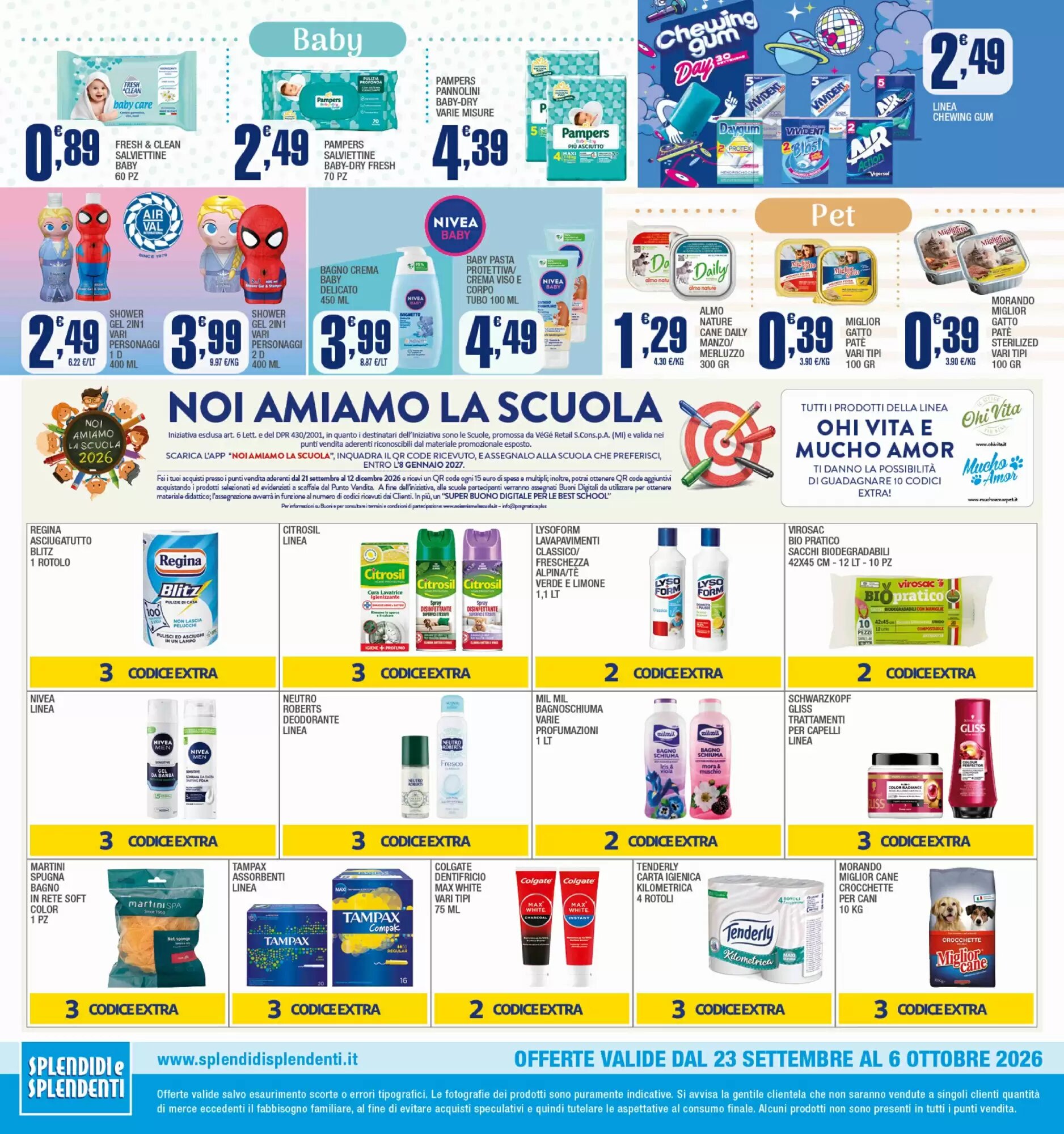 Volantino promozionale Splendidi e Splendenti  valide dal 23/09/2026 - Pagina 12.