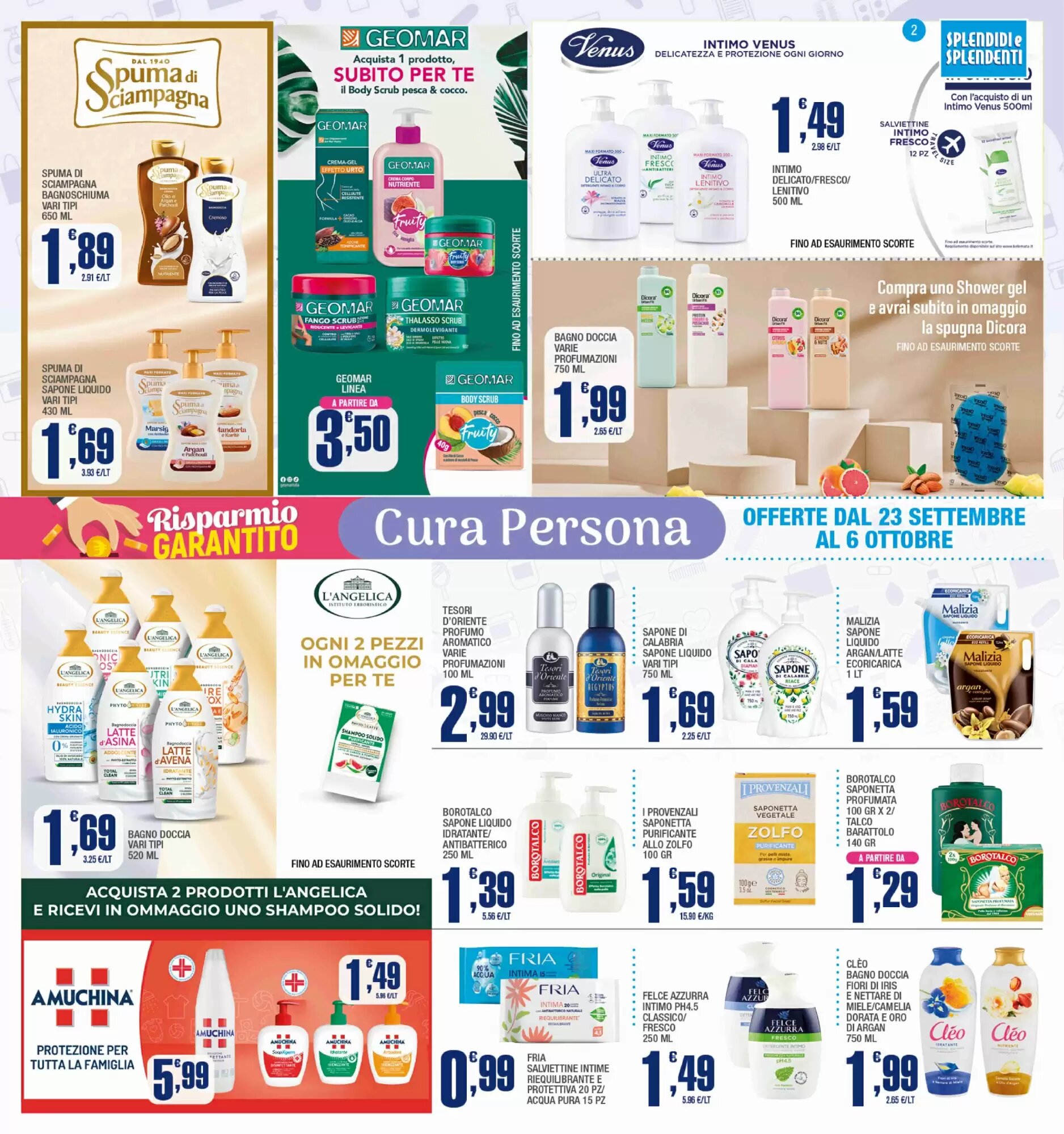 Volantino promozionale Splendidi e Splendenti  valide dal 23/09/2026 - Pagina 2.