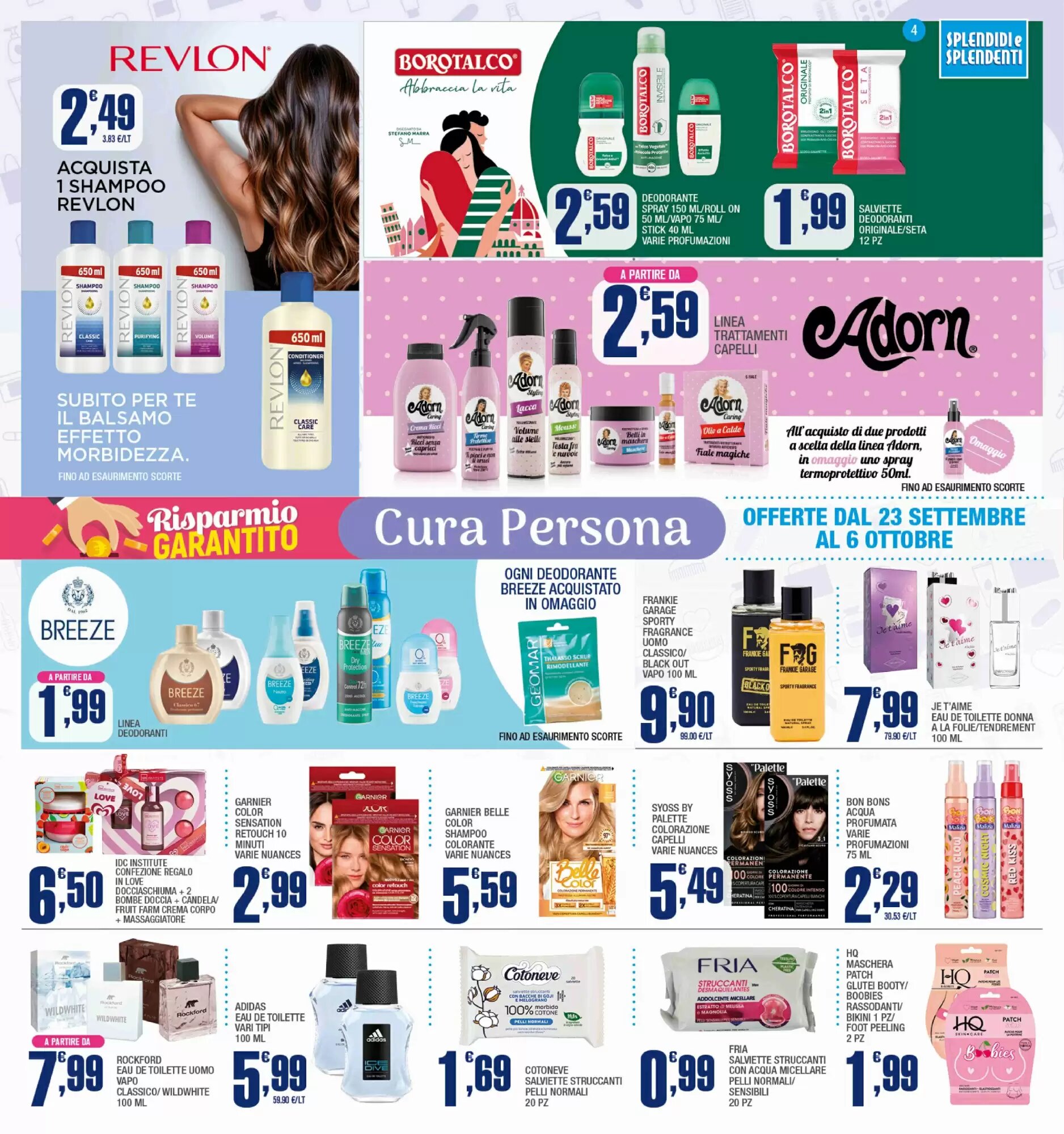 Volantino promozionale Splendidi e Splendenti  valide dal 23/09/2026 - Pagina 4.