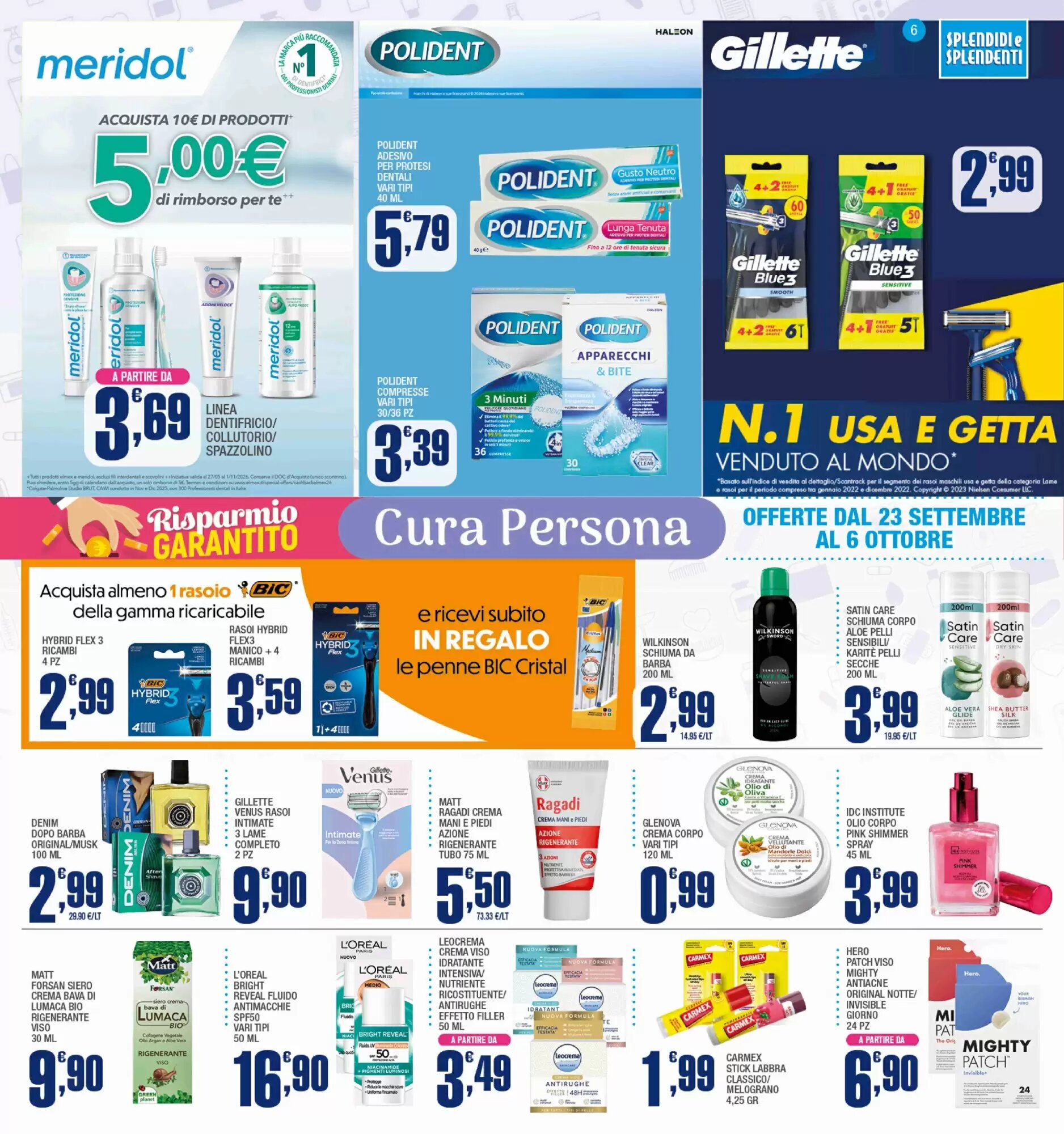 Volantino promozionale Splendidi e Splendenti  valide dal 23/09/2026 - Pagina 6.