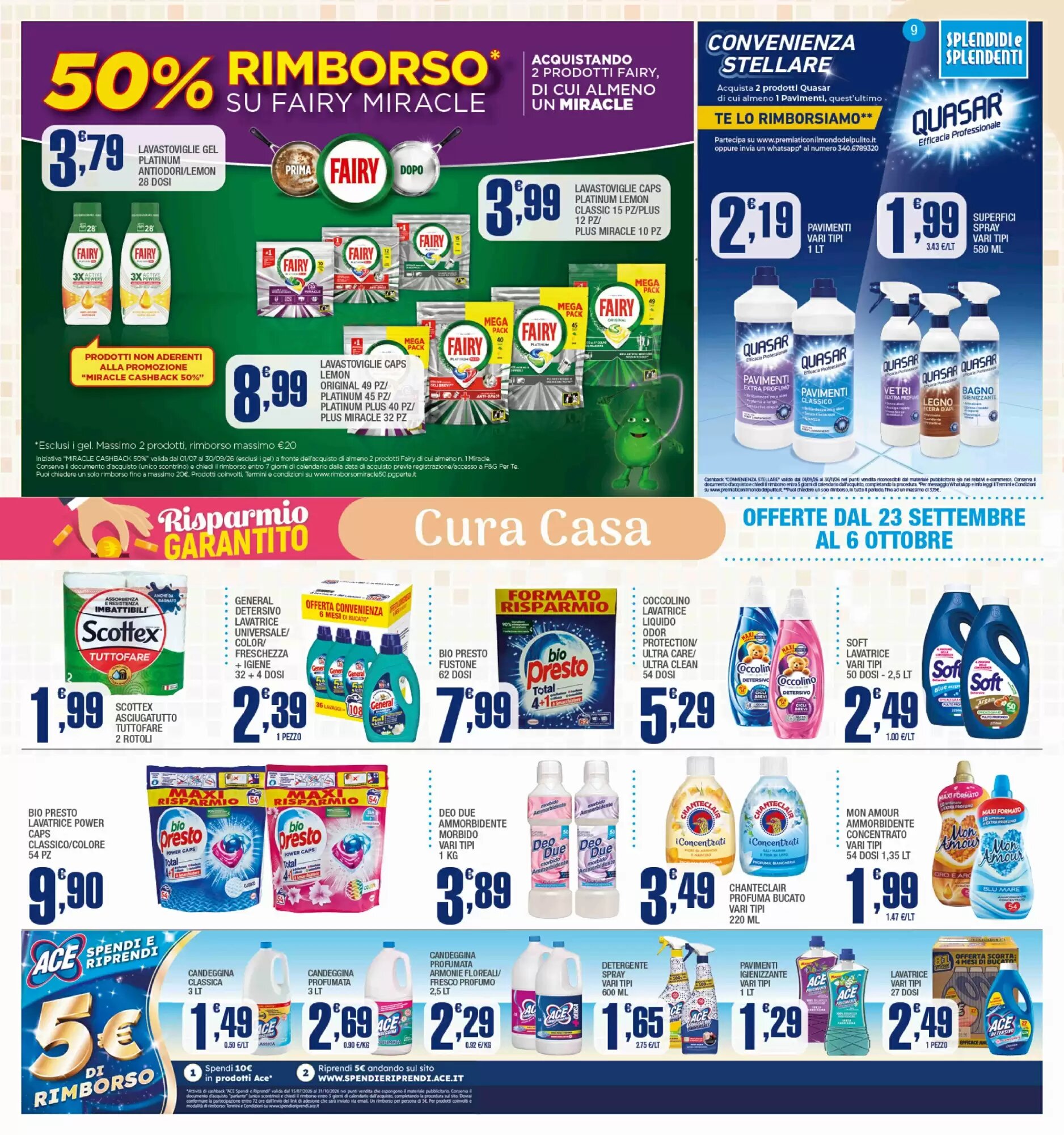 Volantino promozionale Splendidi e Splendenti  valide dal 23/09/2026 - Pagina 9.