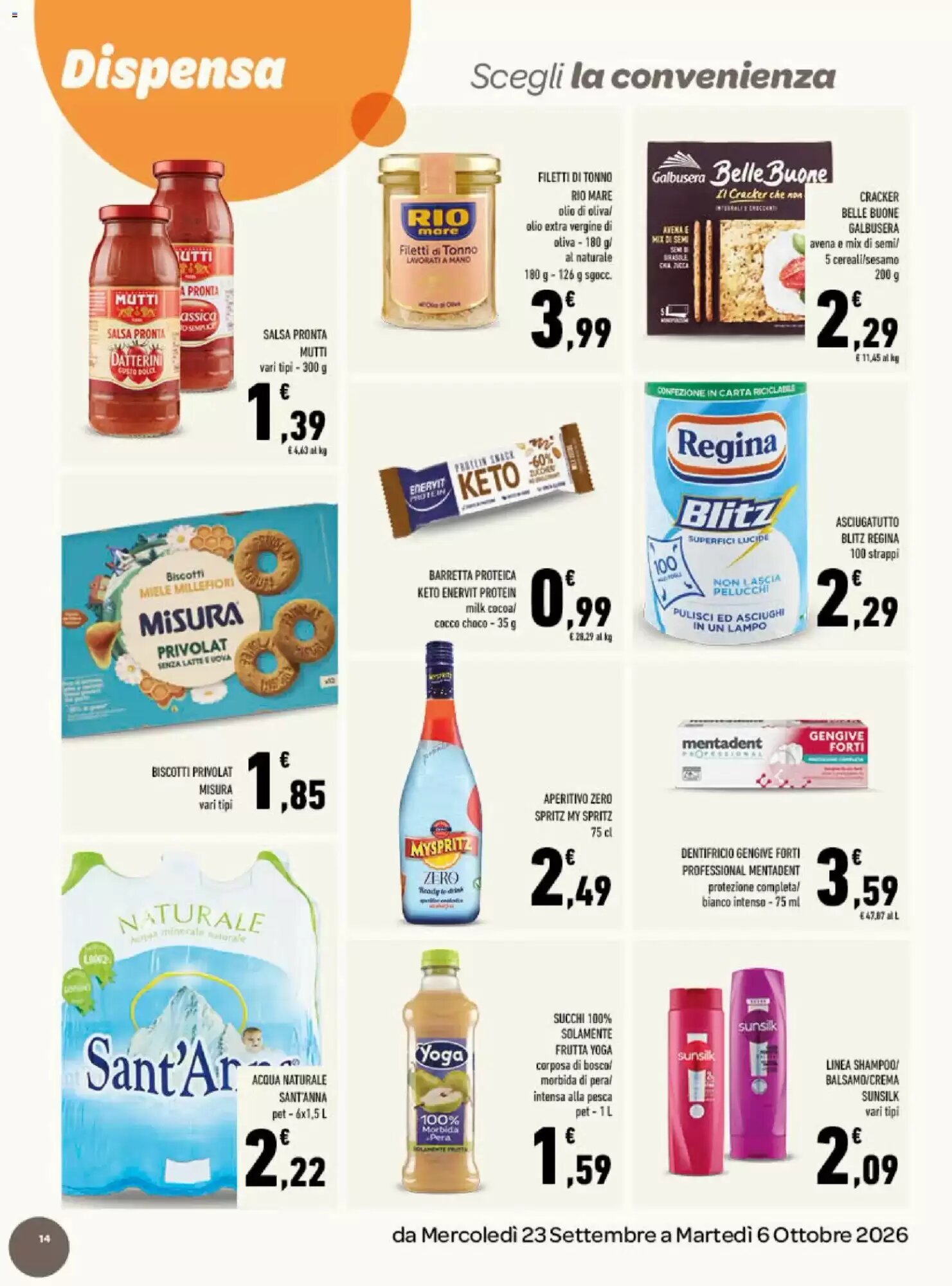 Volantino promozionale Conad  valide dal 23/09/2026 - Pagina 14.