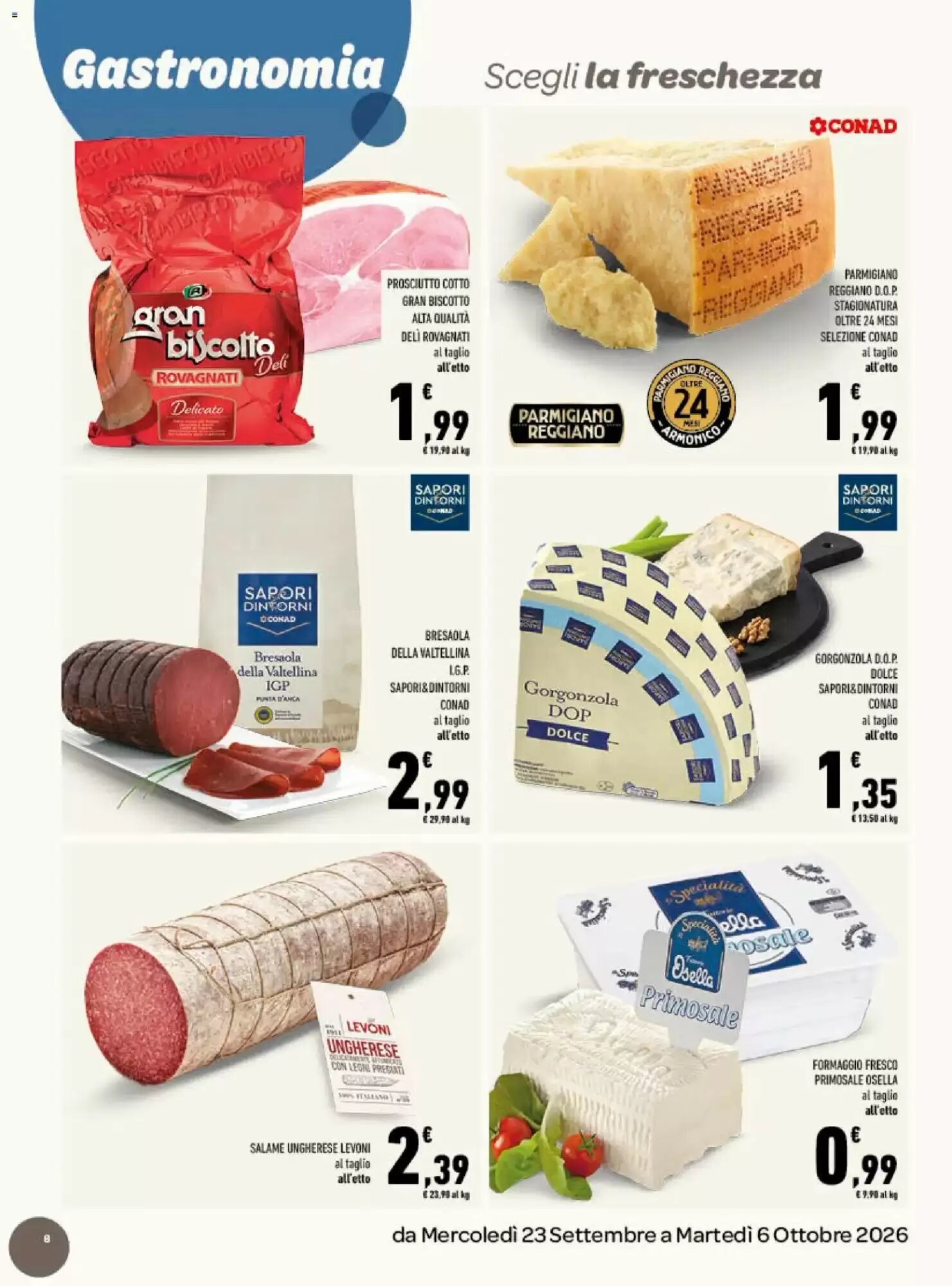 Volantino promozionale Conad  valide dal 23/09/2026 - Pagina 8.