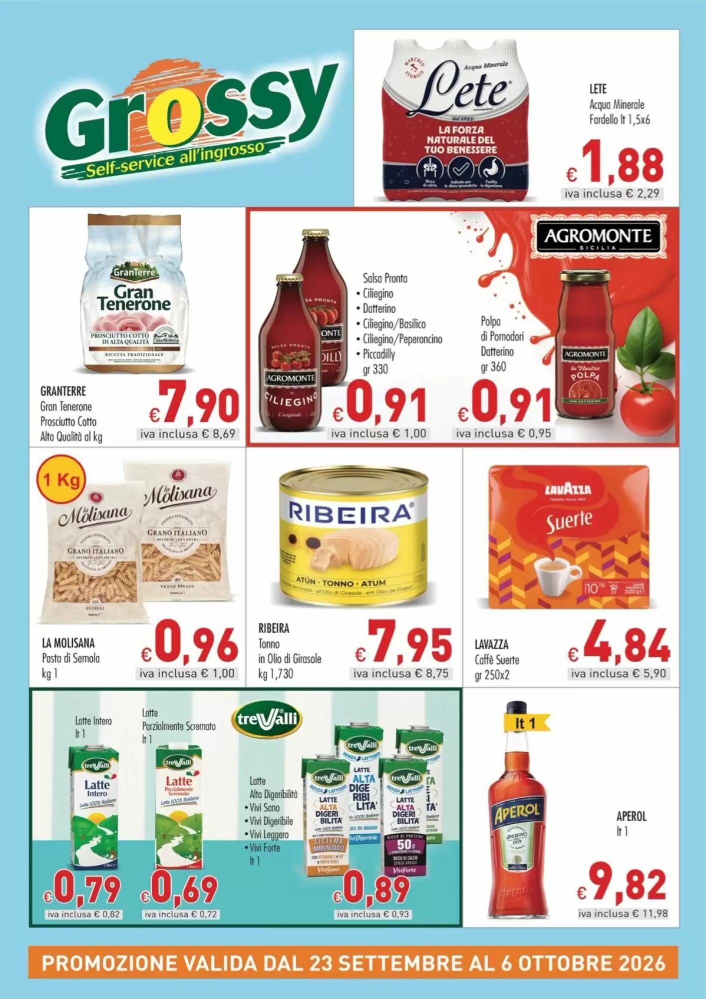 Volantino promozionale Grossy  valide dal 23/09/2026 - Pagina 1.