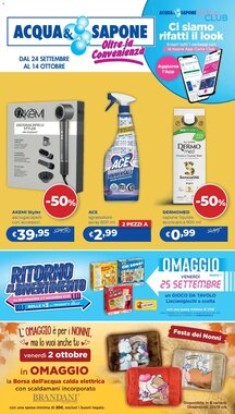 Volantino promozionale Acqua & Sapone  valide dal 24/09/2026