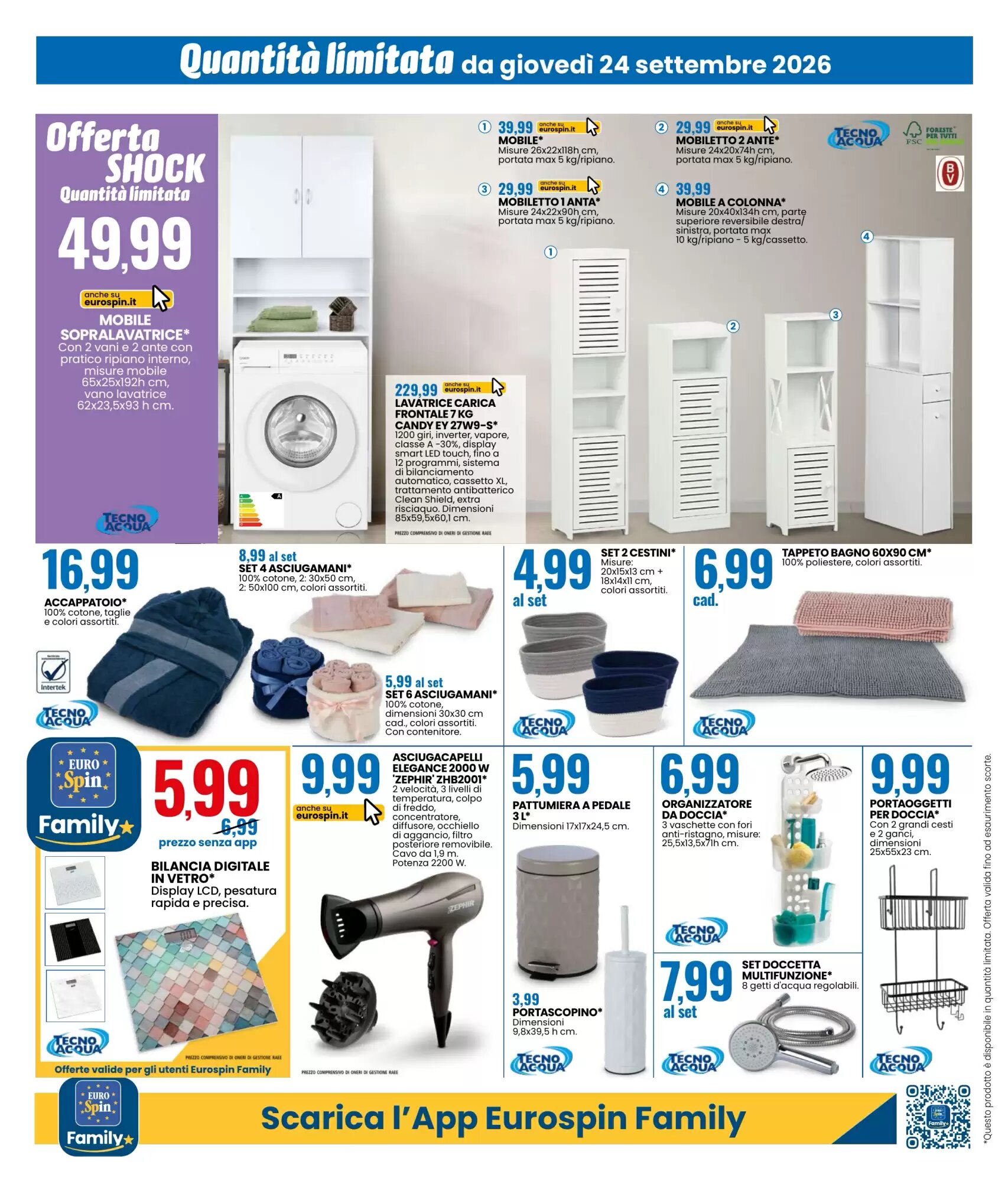Volantino promozionale Eurospin  valide dal 24/09/2026 - Pagina 16.