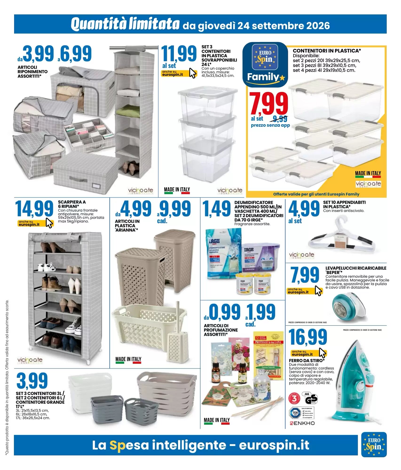 Volantino promozionale Eurospin  valide dal 24/09/2026 - Pagina 17.
