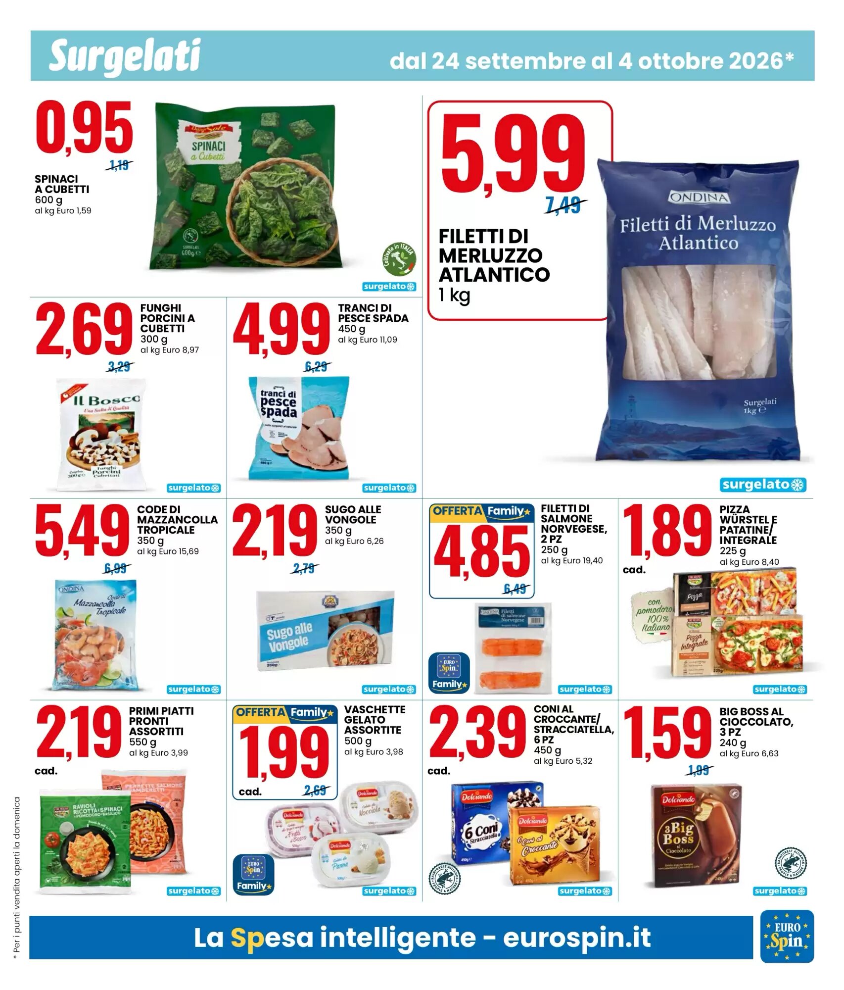 Volantino promozionale Eurospin  valide dal 24/09/2026 - Pagina 9.