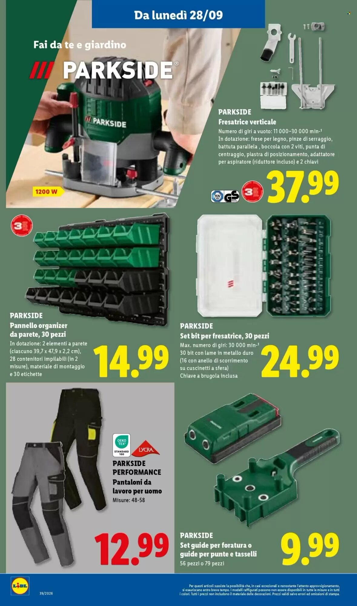 Volantino promozionale Lidl  valide dal 24/09/2026 - Pagina 38.