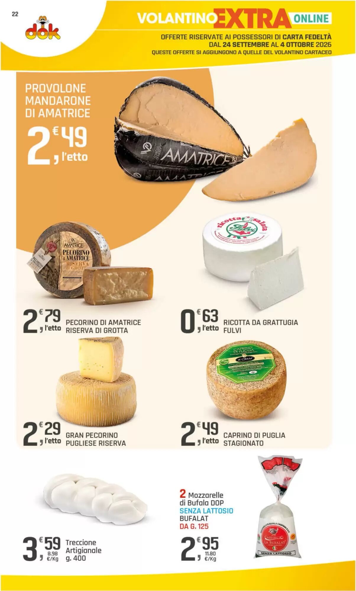 Volantino promozionale Supermercati Dok  valide dal 24/09/2026 - Pagina 22.