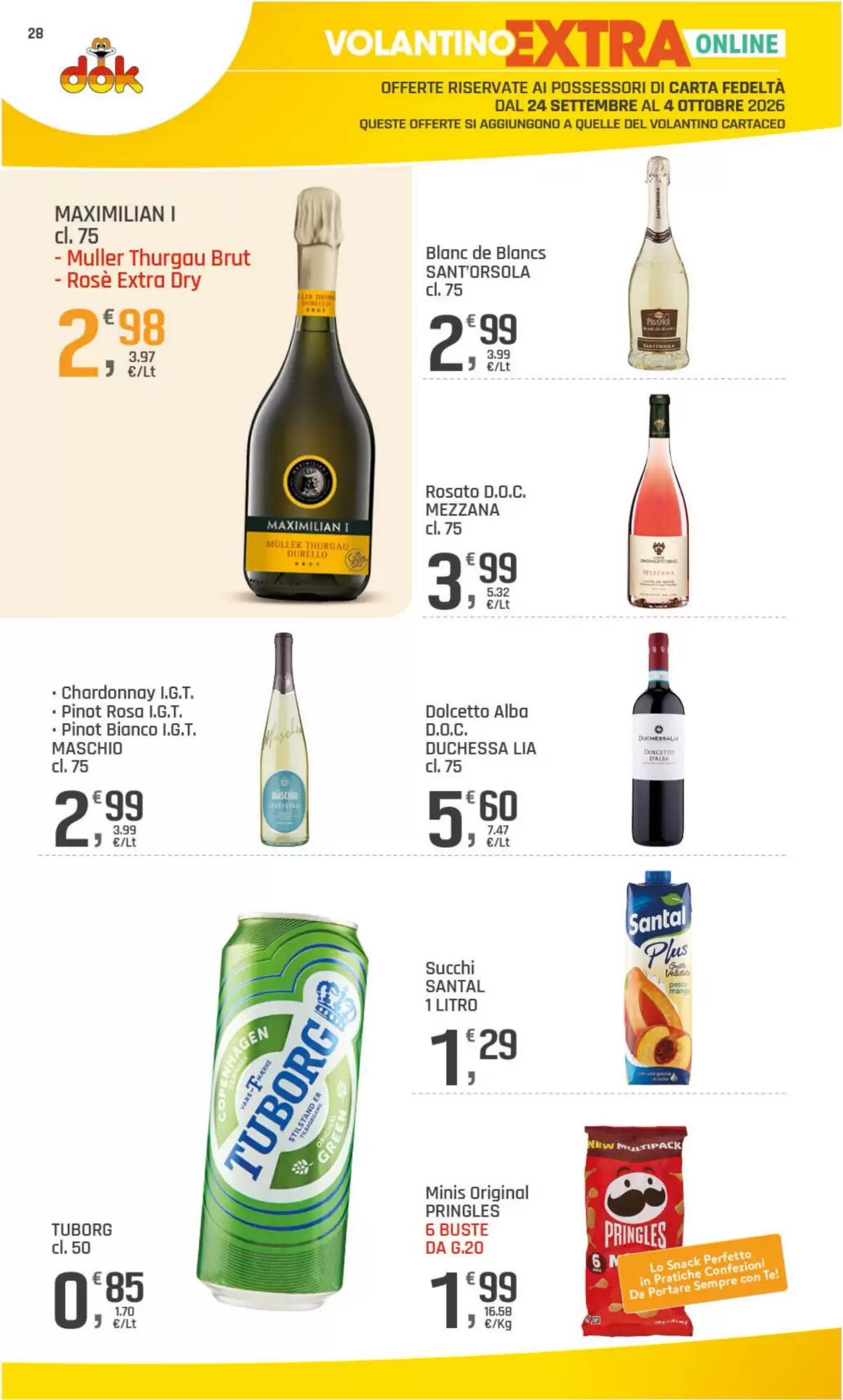 Volantino promozionale Supermercati Dok  valide dal 24/09/2026 - Pagina 28.