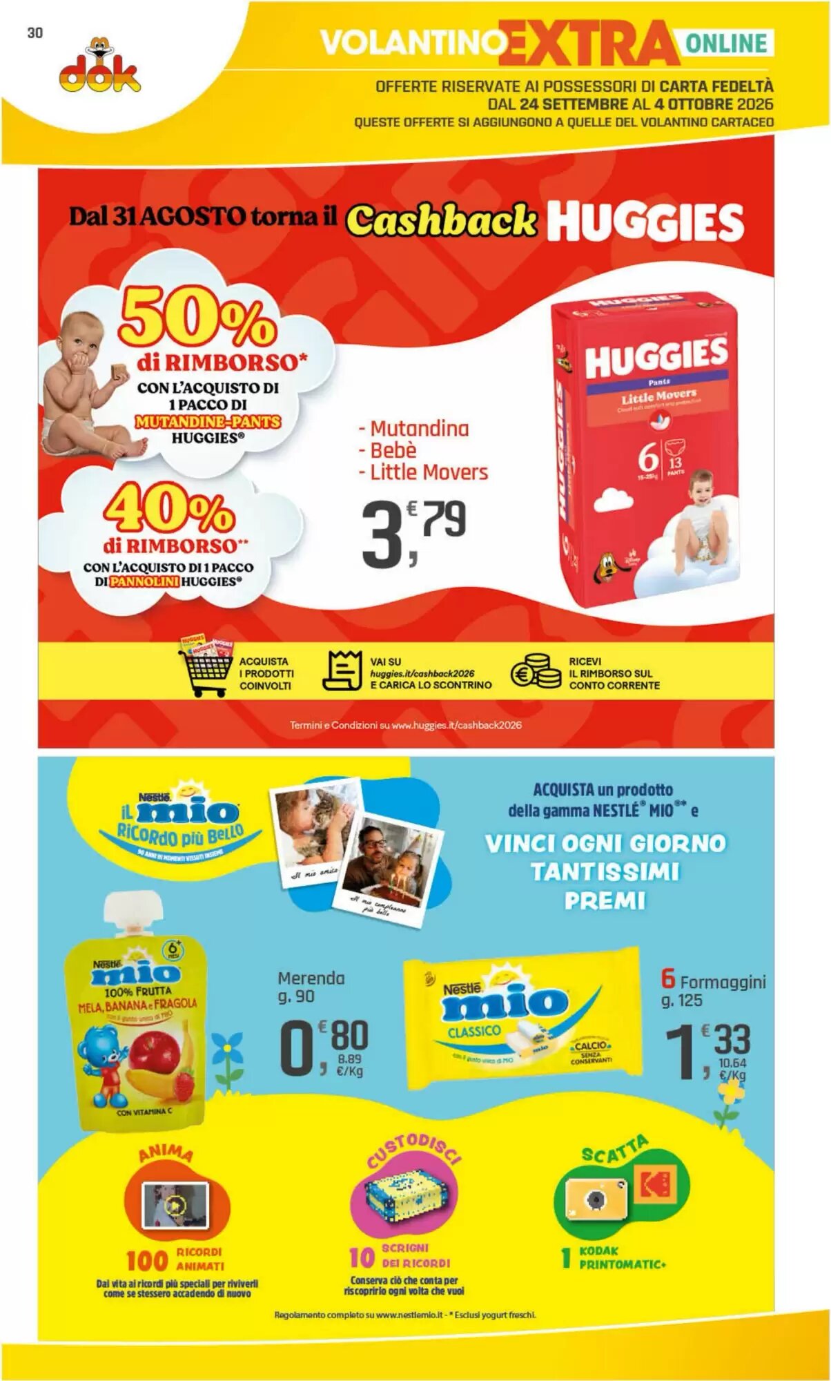 Volantino promozionale Supermercati Dok  valide dal 24/09/2026 - Pagina 30.