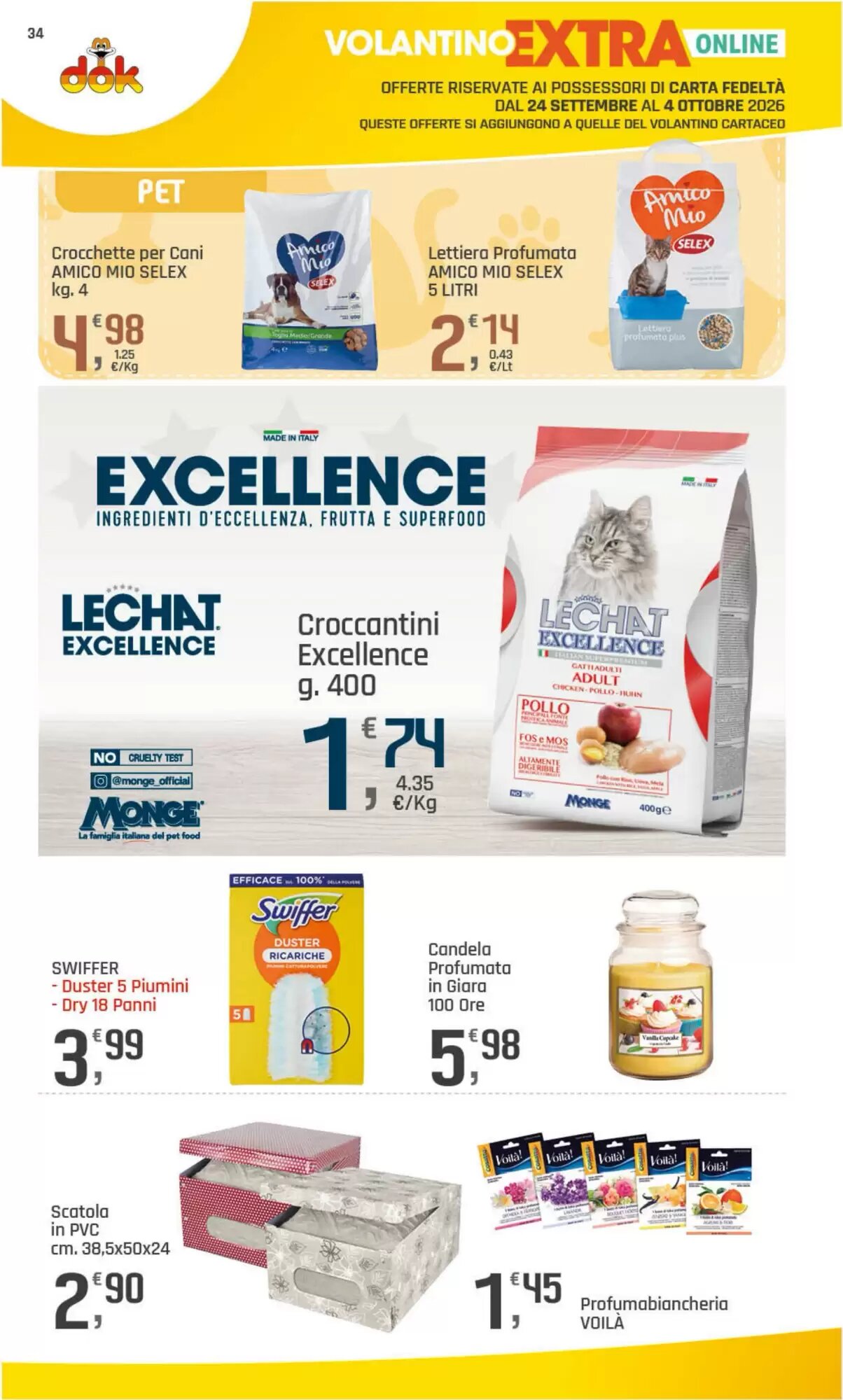Volantino promozionale Supermercati Dok  valide dal 24/09/2026 - Pagina 34.