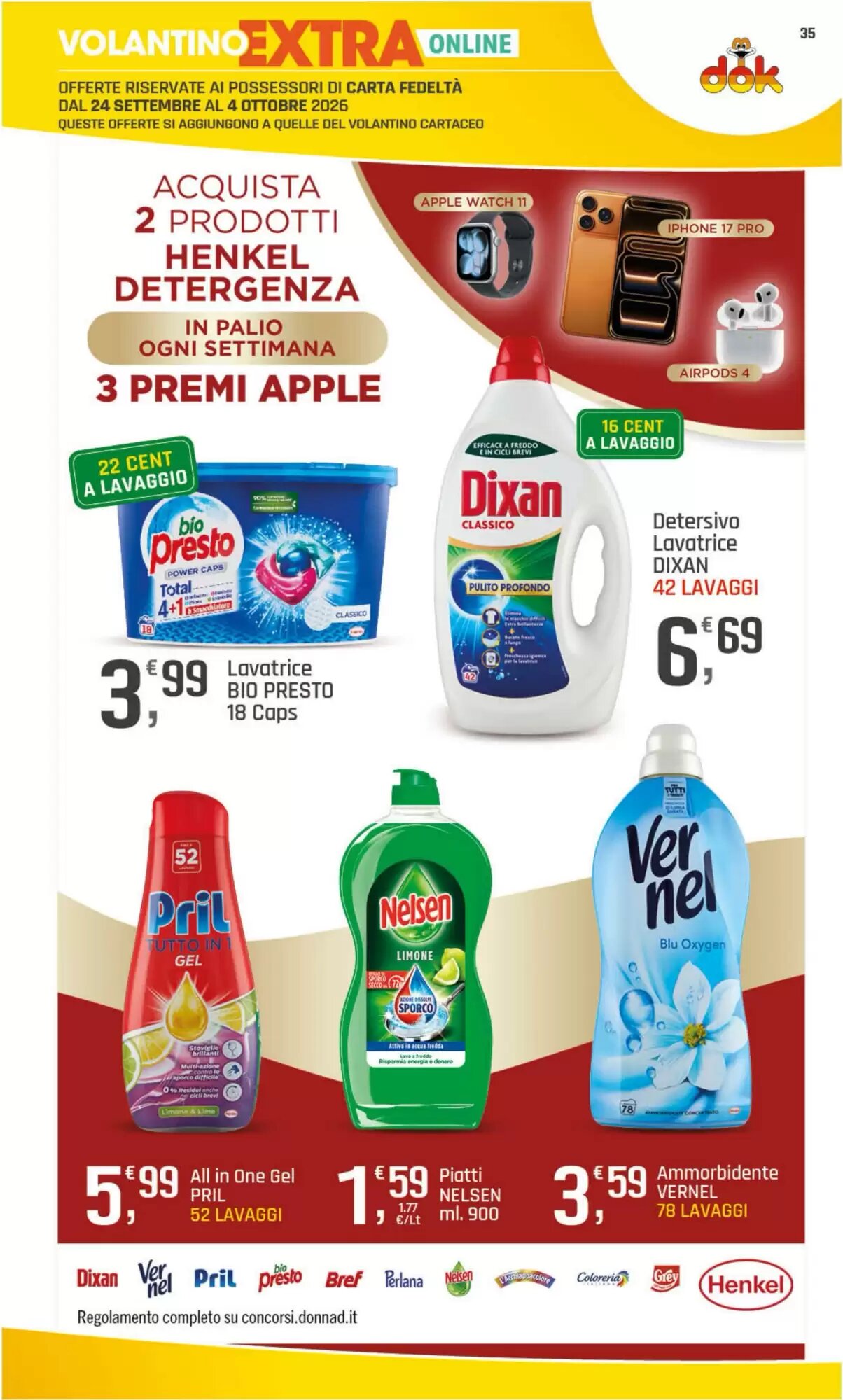 Volantino promozionale Supermercati Dok  valide dal 24/09/2026 - Pagina 35.