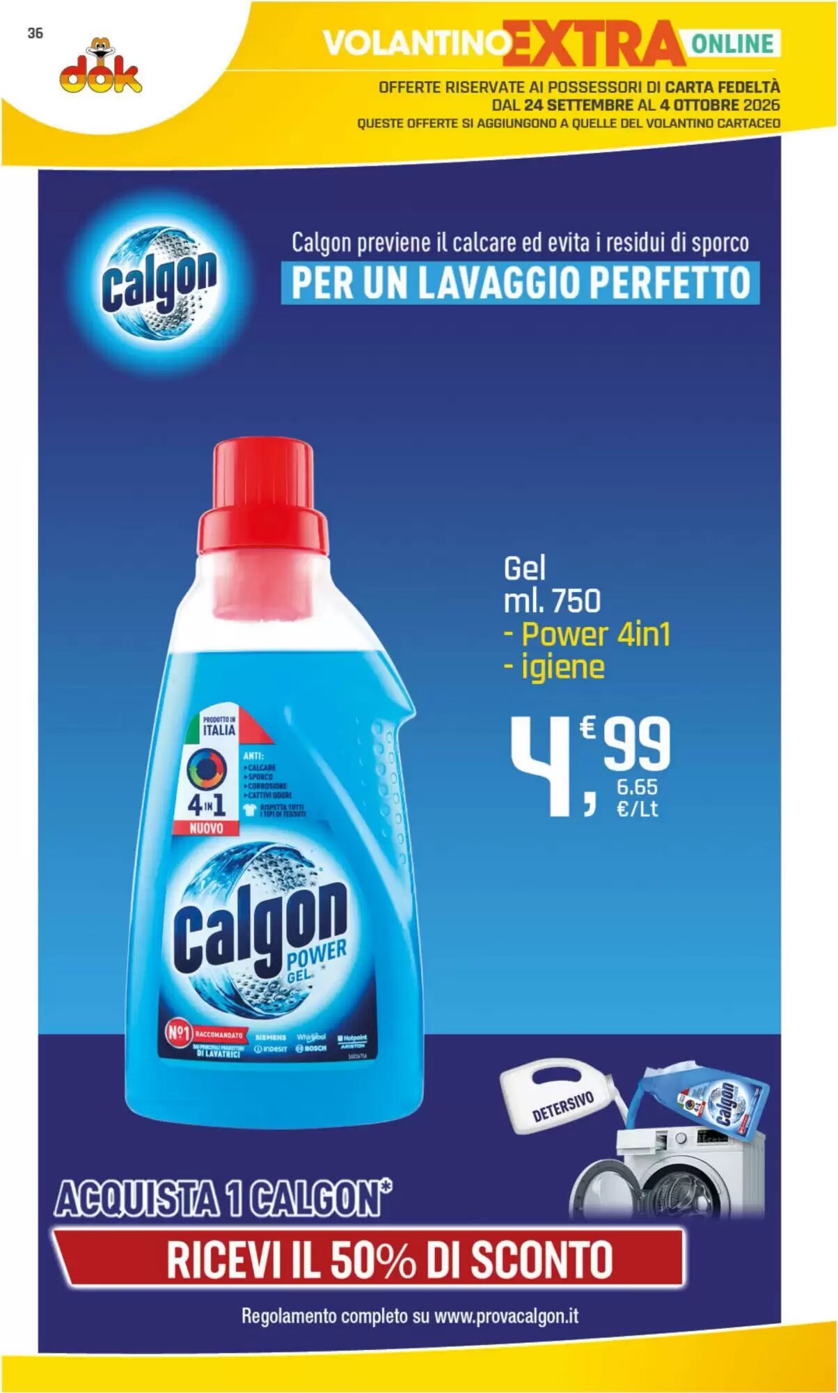 Volantino promozionale Supermercati Dok  valide dal 24/09/2026 - Pagina 36.