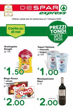 Volantino promozionale Despar  valide dal 24/09/2026