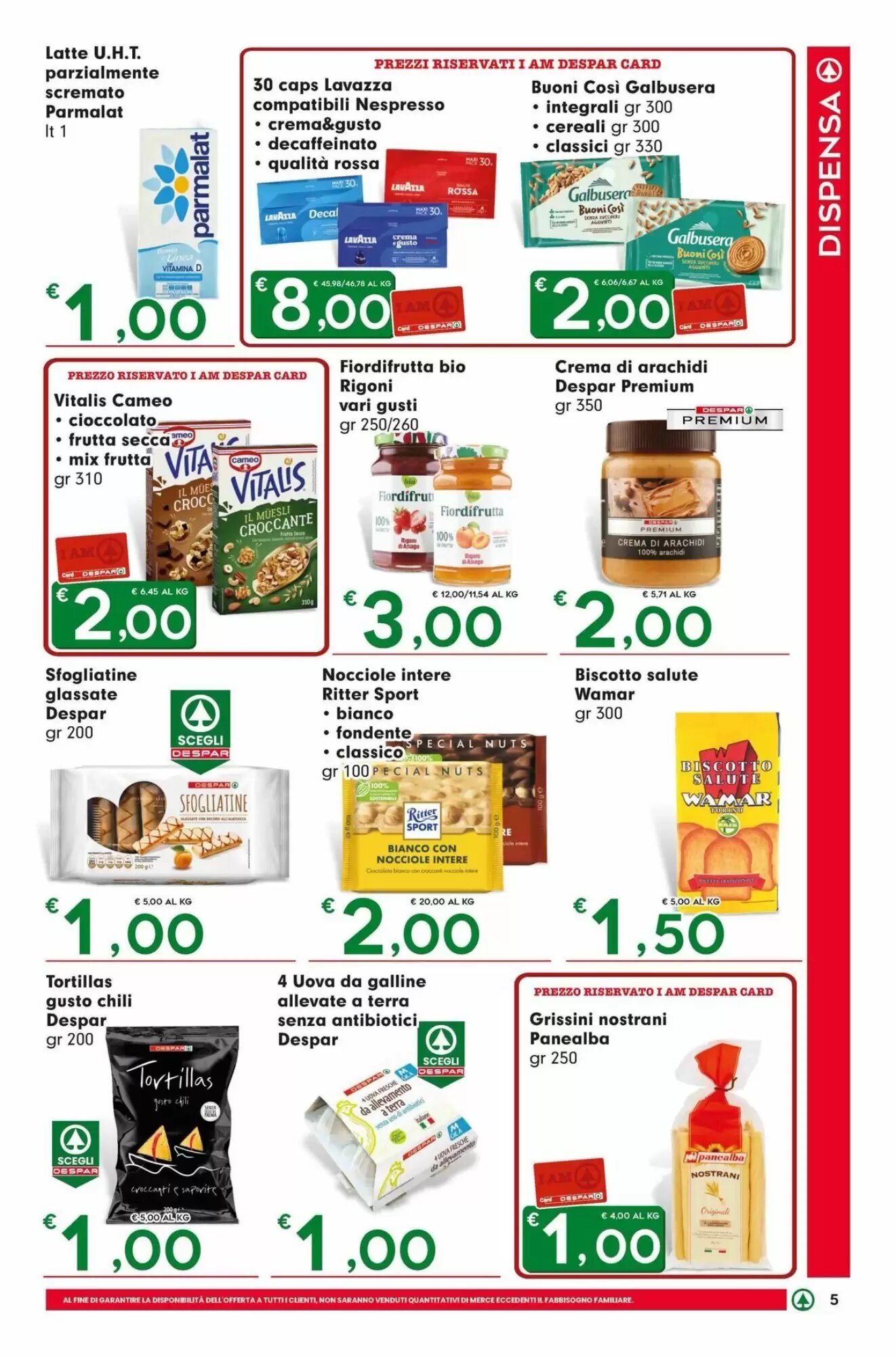 Volantino promozionale Despar  valide dal 24/09/2026 - Pagina 5.