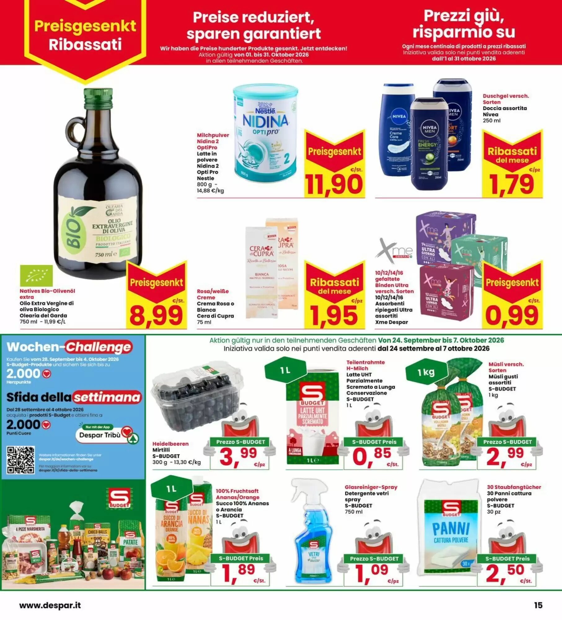 Volantino promozionale Interspar  valide dal 24/09/2026 - Pagina 15.